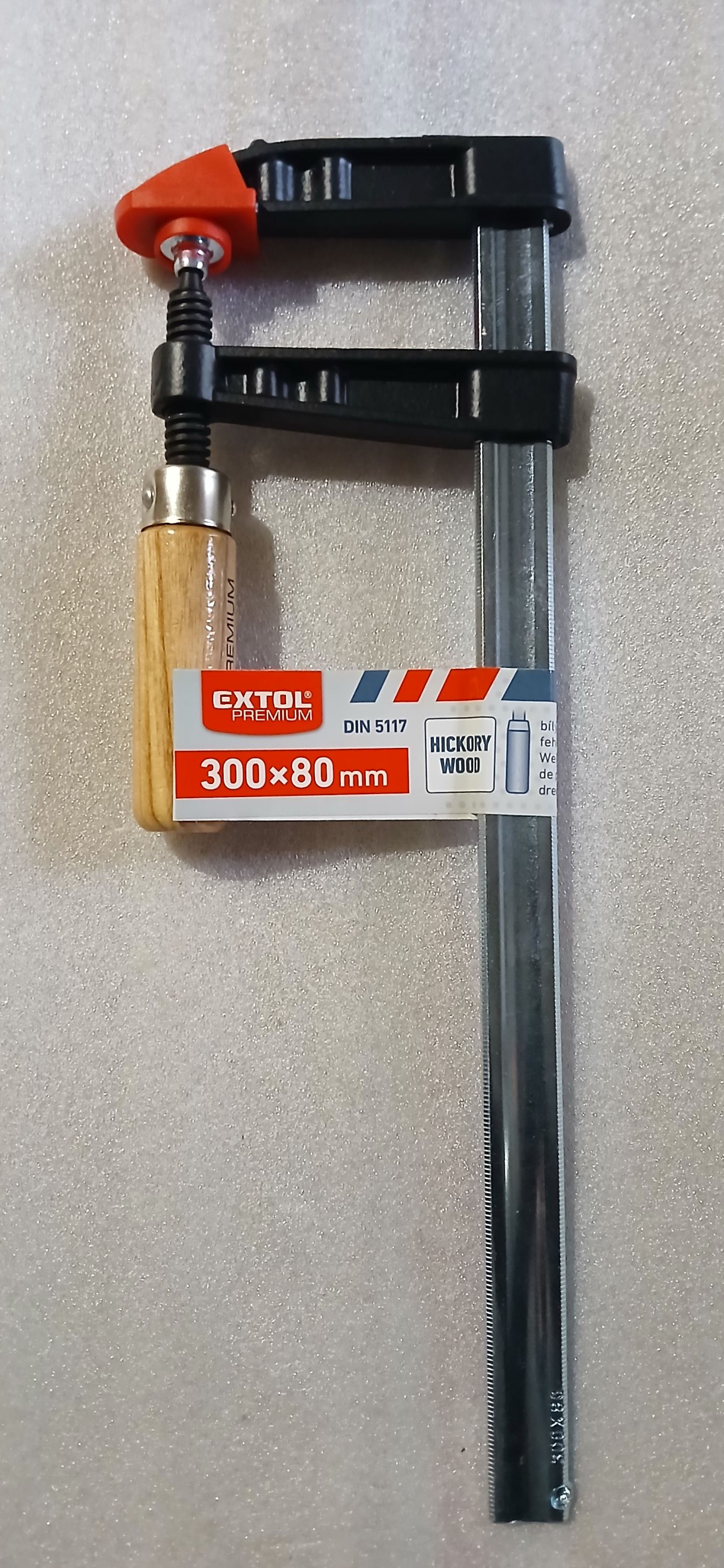 Extol asztalos szorító, cseh fa markolattal 300×80mm termék fő termékképe