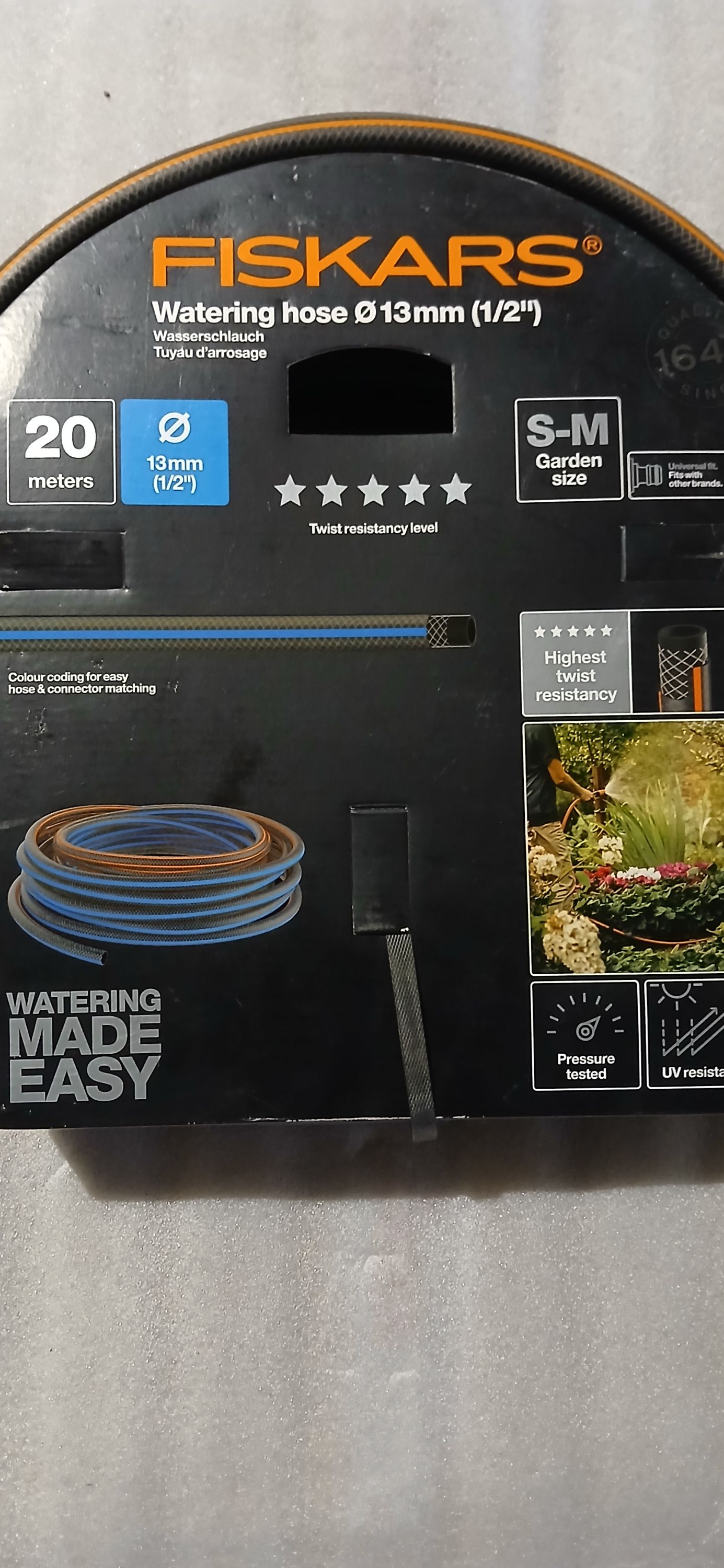 FISKARS Performan locsolótömlő1/2-20m termék fő termékképe