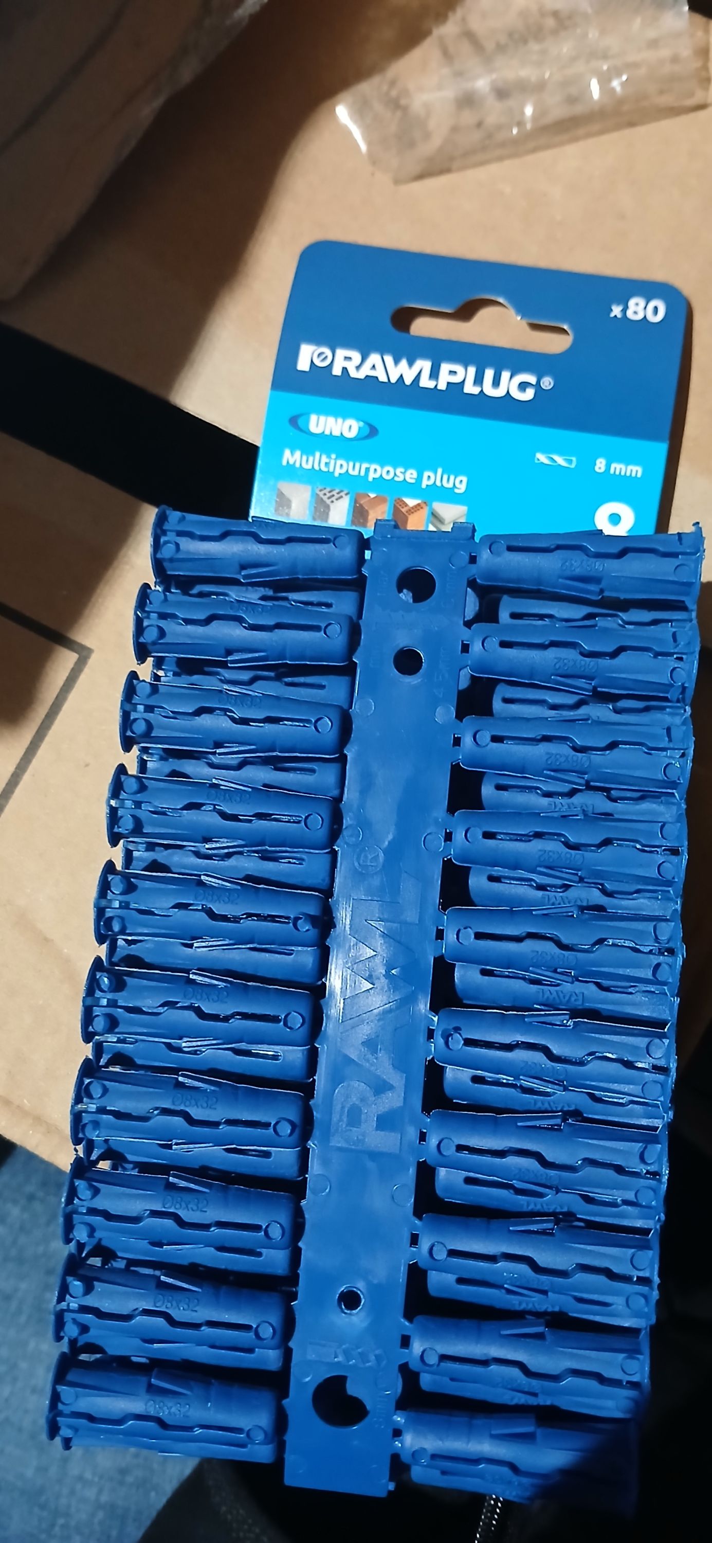 RAWLPLUG RAWPLUG Univerzális műanyag dűbel 8 x 32 mm 80 db / csomag KÉK termék fő termékképe