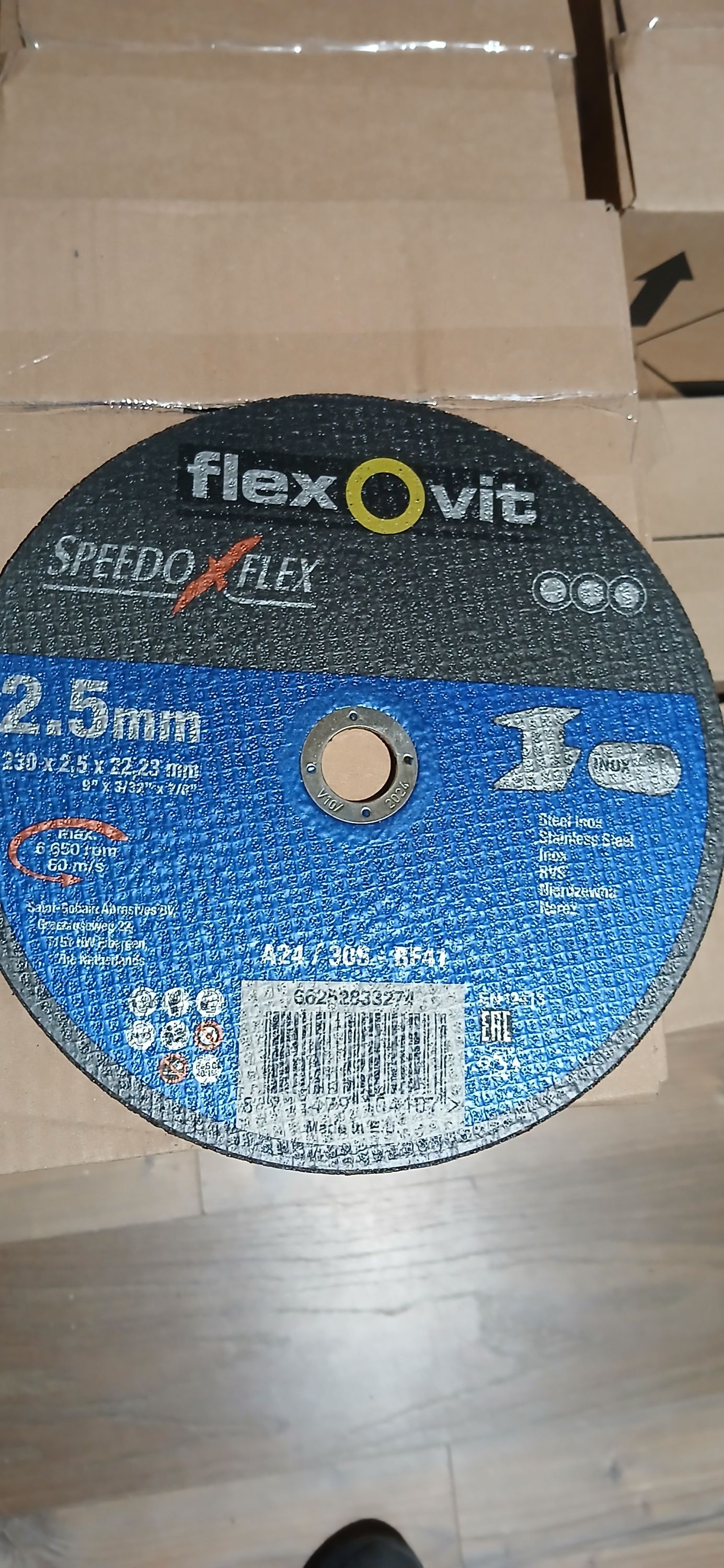 Flexovit SPEEDOFLEX Vágókorong 230 x 2,5 mm termék fő termékképe