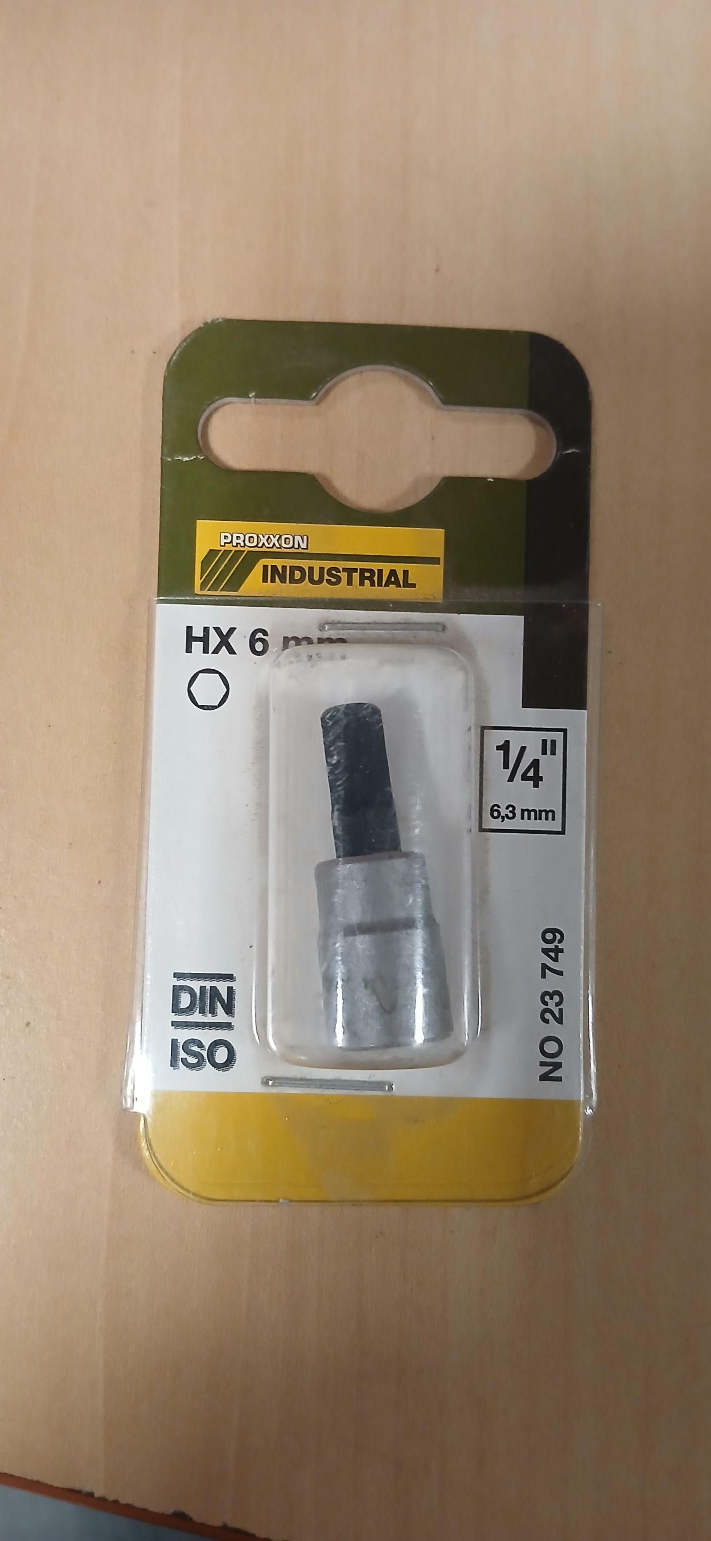PROXXON INDUSTRIAL Proxxon Rátűző kulcs 1/4" HX 6 mm Imbusz termék fő termékképe
