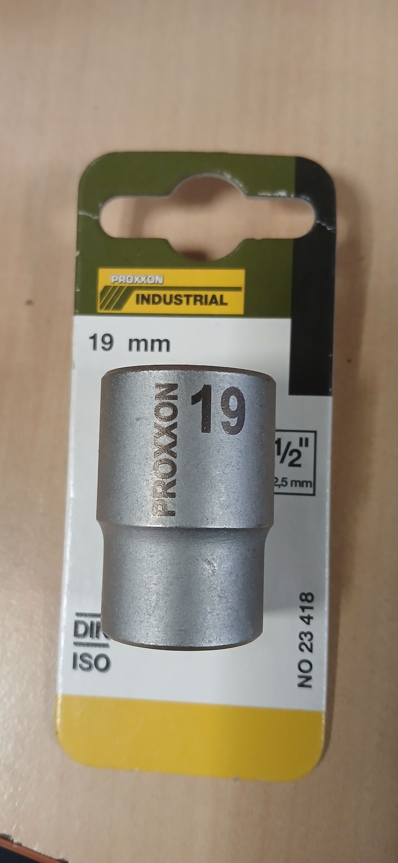 PROXXON INDUSTRIAL Proxxon Dugókulcsfej 1/2" hatlap 19 mm rövid termék fő termékképe