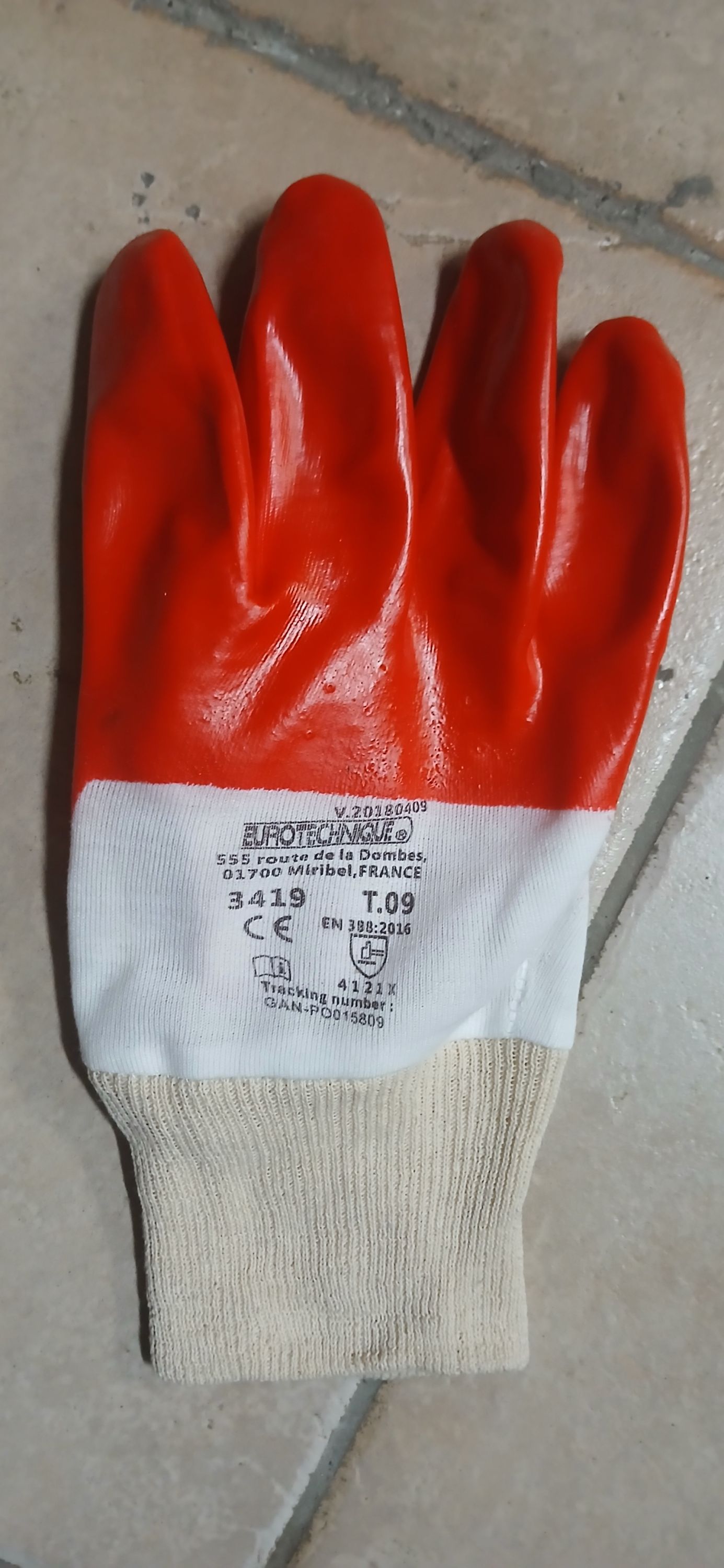 COVERGUARD Eurotechnique Védőkesztyű 3419 9-es termék fő termékképe