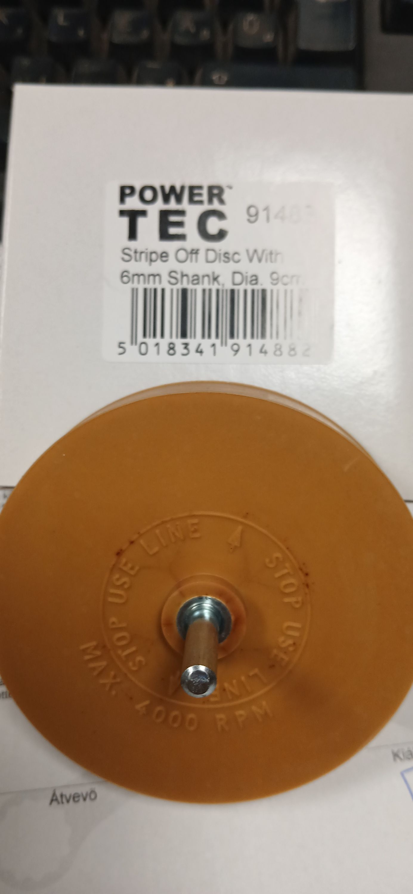 Power Tec Fólia radír vanilia korong csapos termék fő termékképe