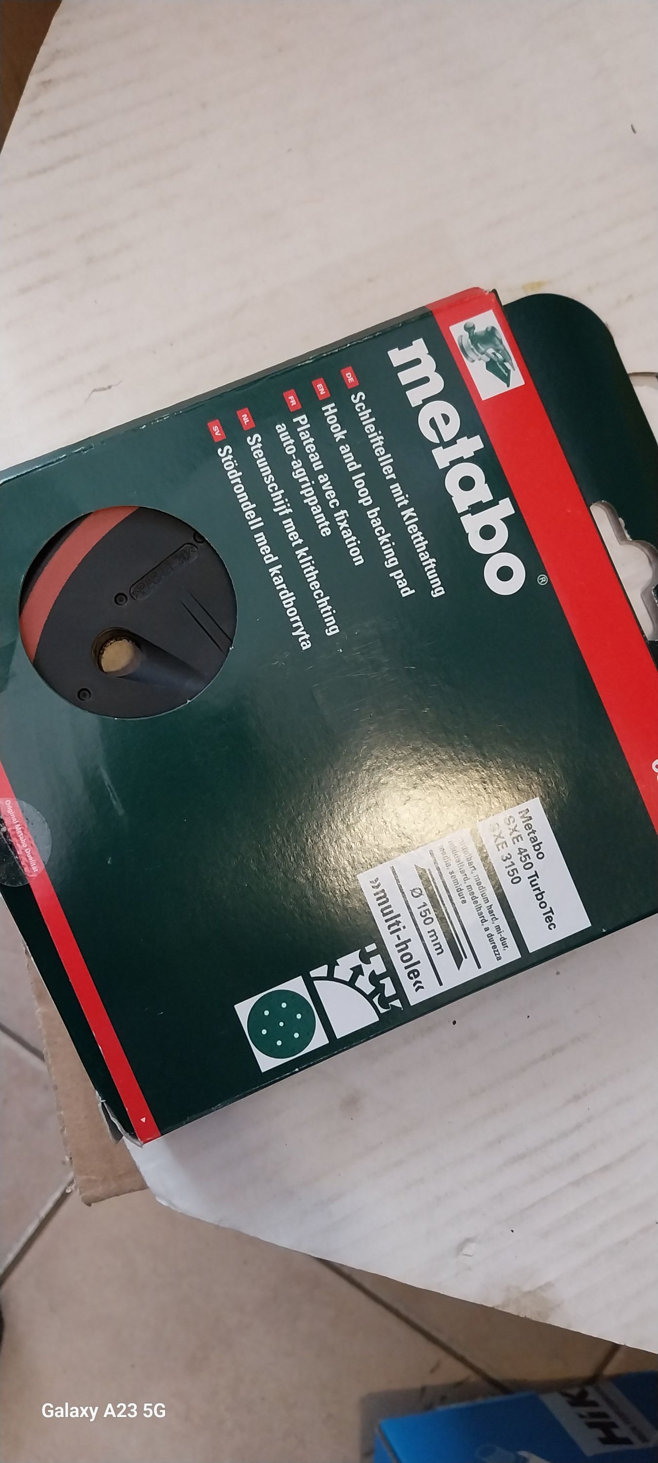 Metabo csiszolótalp 150mm középkemény termék fő termékképe