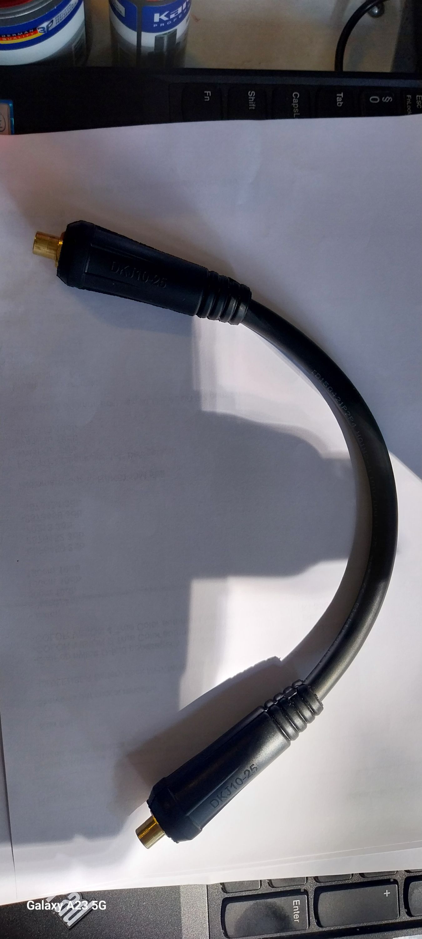 Mastroweld Összekötő kábel 25 dinse csatlakozoval termék fő termékképe