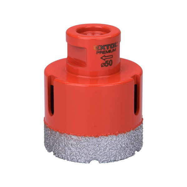 EXTOL Körkivágó csempére, gyémánt vágóél; 40mm × M14, sarokcsiszolóba fogható termék fő termékképe