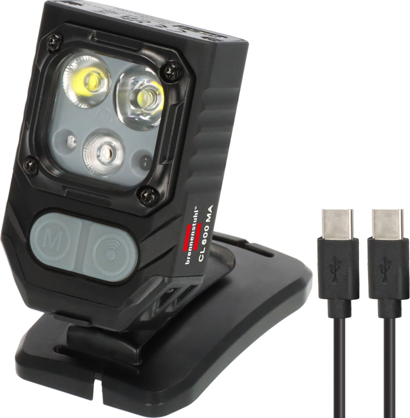 Brennenstuhl Újratölthető LED-es munkalámpa CL 600 MA 600lm fényerejű (LED-es műhelylámpa IP54, 6 fénymód, mágneses talppal és 360°-os forgatható csuklóval termék fő termékképe