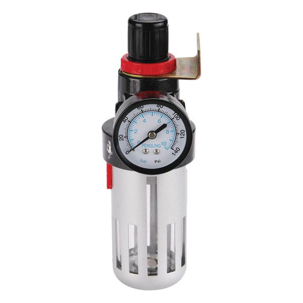 EXTOL Levegőszűrő nyomásszabályozóval és manométerrel, max. 8 Bar, 1/4", max. 60°C, 90ml termék fő termékképe