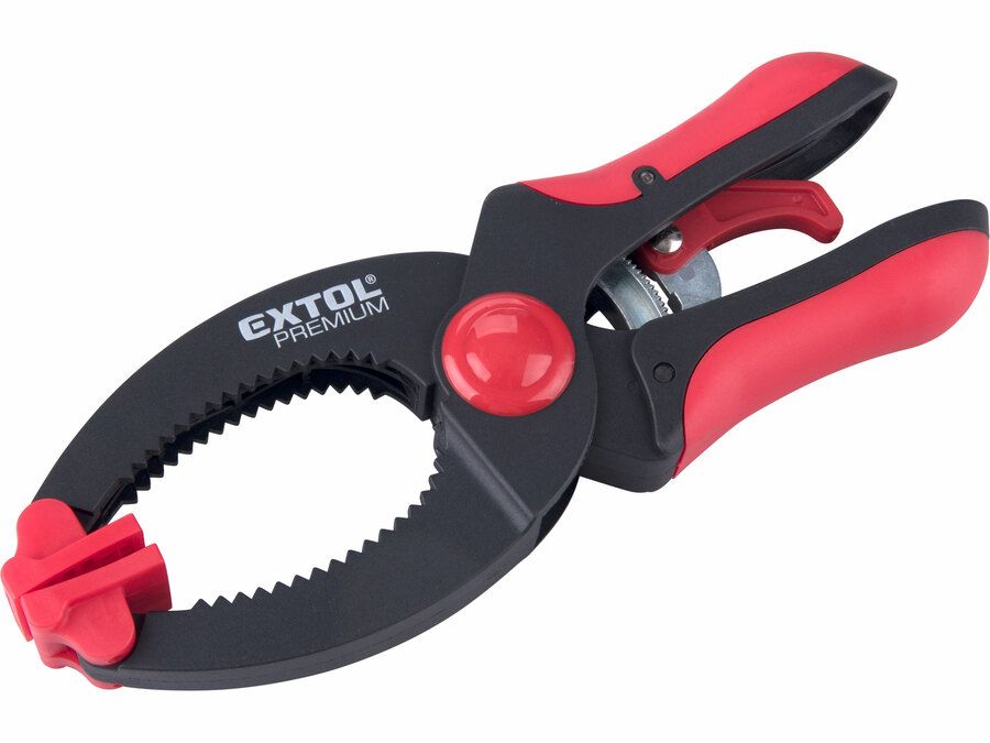 EXTOL PREMIUM Műanyag racsnis szorító 244 mm termék fő termékképe