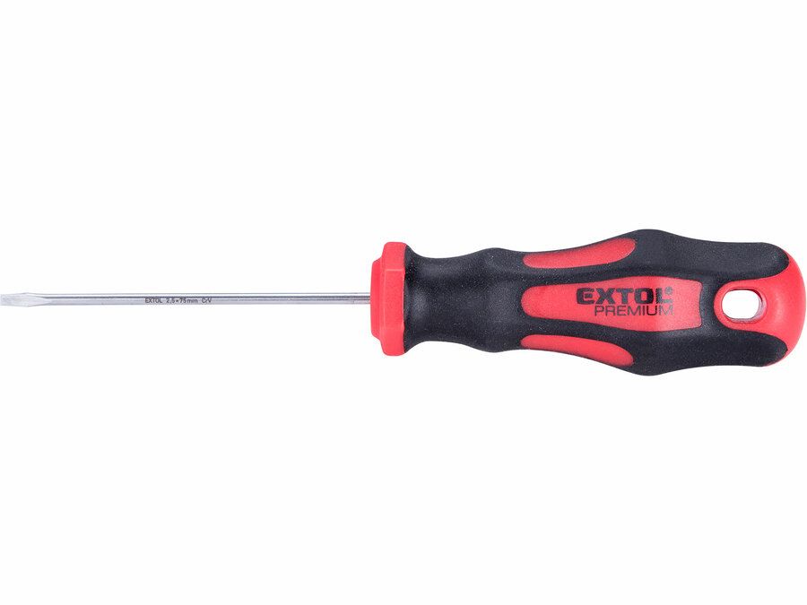 EXTOL Csavarhúzó lapos, CV., mágneses 2,5×75mm termék fő termékképe