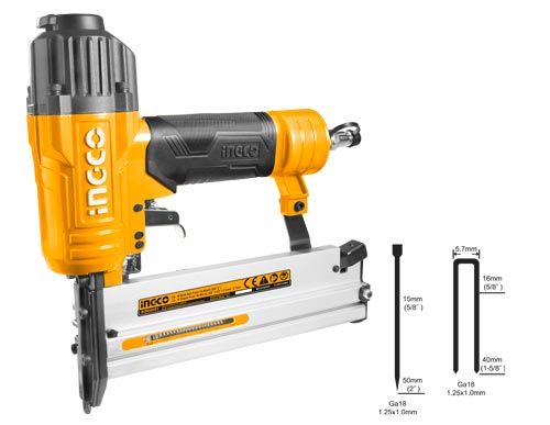 INGCO Pneomatikus tűzőgép 16-40mm és szögbelövő 15-50mm termék fő termékképe