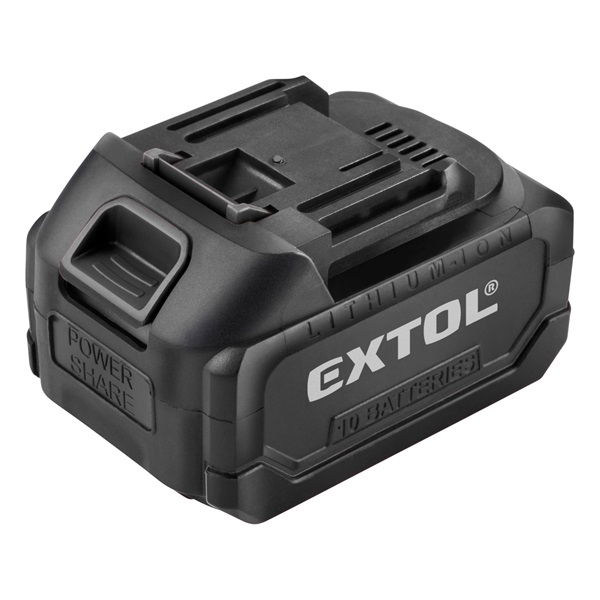 EXTOL Tartalék akku Power Share Li-ion 20 V, 4000 mA termék fő termékképe