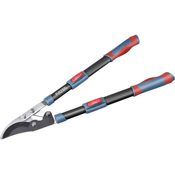 EXTOL Ágvágó olló; mellévágó, tapadásmentes él, max.45mm vágás, teleszkópos ellipszis ALUnyél, gumírozott fogantyú, 670-940 mm termék fő termékképe