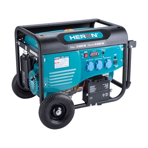 HERON Heron, benzinmotoros áramfejlesztő, max 5500 VA, egyfázisú, elektromos önindítóval termék fő termékképe