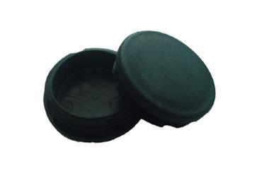 Csővégdugó fekete  60mm termék fő termékképe