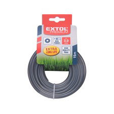 EXTOL Damil szegélynyíró géphez 1,6 mm, kör keresztmetszetű, fekete közép/dual power, 15m termék fő termékképe