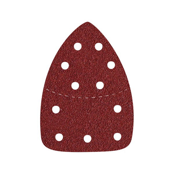 EXTOL Delta csiszolópapír, lyukas készlet 10db, 149×105 mm; 11 db lyukkal, P60, 8894002 csiszológéphez termék fő termékképe