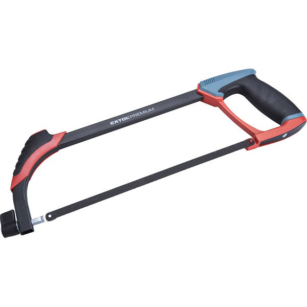 EXTOL Fémfűrész; 300mm, acél váz, ALU + ABS/TPR gumis markolat termék fő termékképe