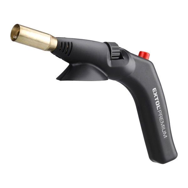 EXTOL gázlámpa forrasztáshoz, piezó gyújtásssal, 1200°C, 1700kW, 7/16" termék fő termékképe