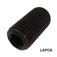 Lapos végű belsőkulcsnyílású hernyócsavar	 DIN913 / ISO4026, 45H natúr, M5x30 termék fő termékképe