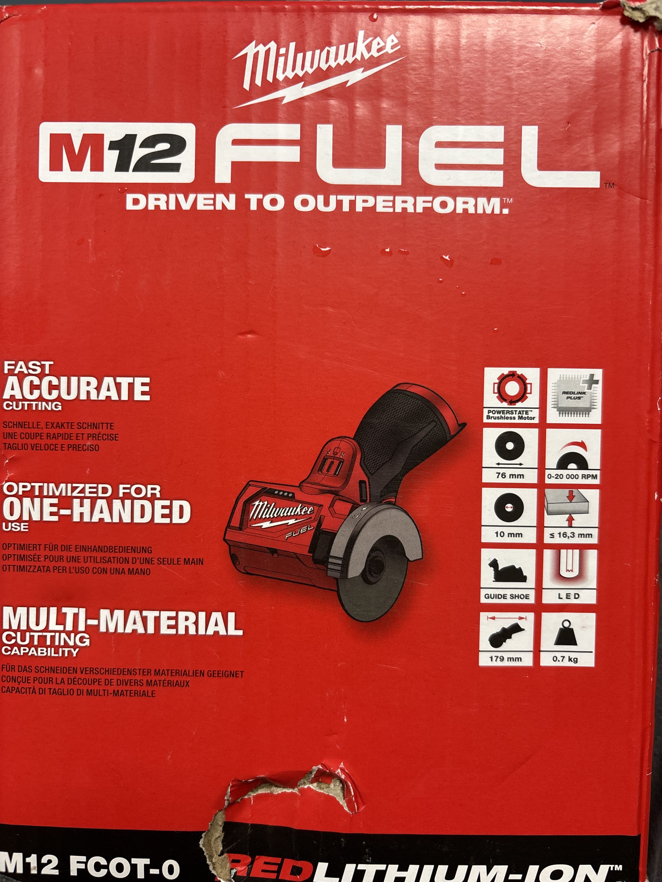 Milwaukee M12 FCOT-0 FUEL termék fő termékképe