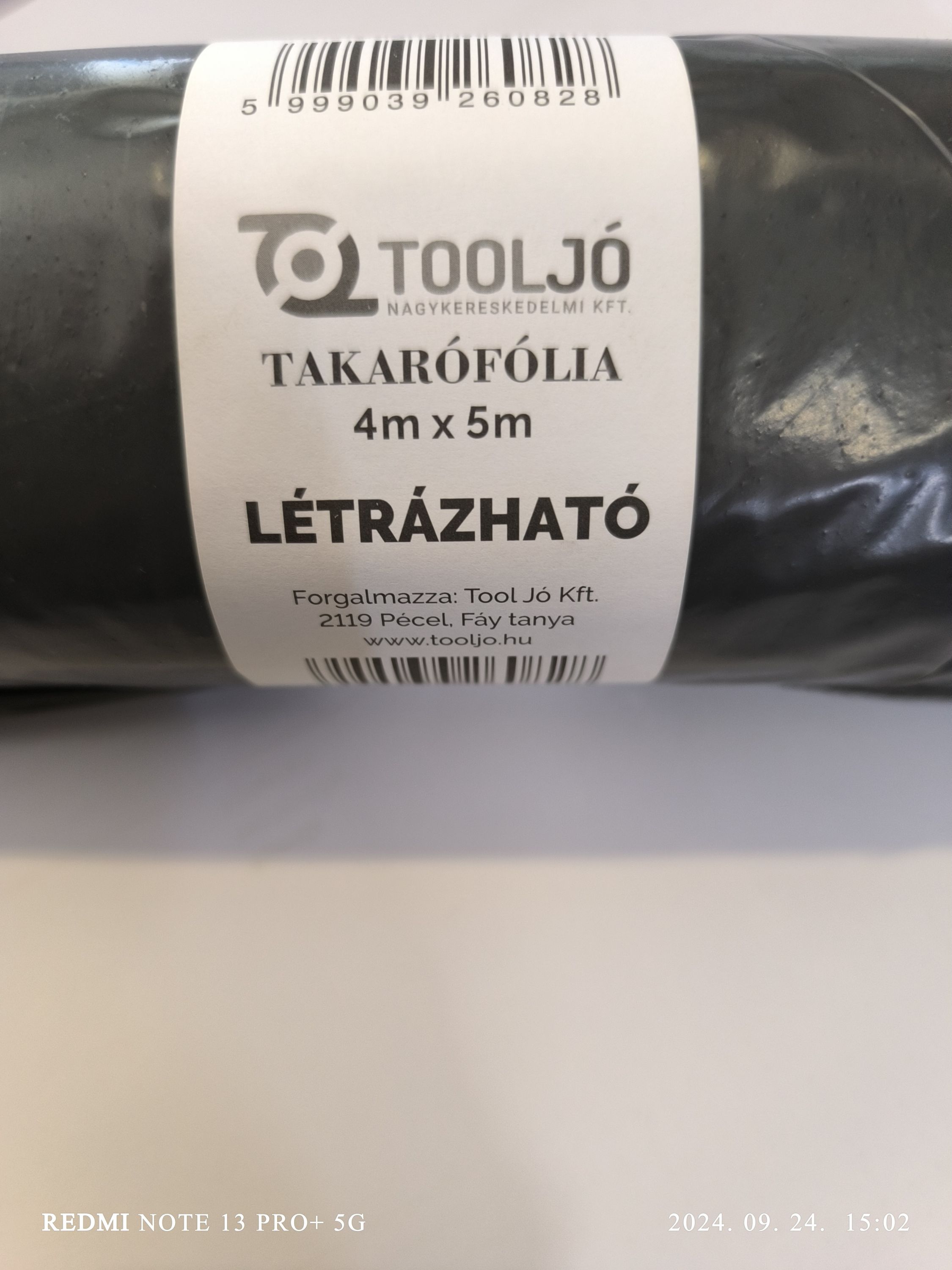 TOOLJO Takarófólia létrázható 4mx5m termék fő termékképe