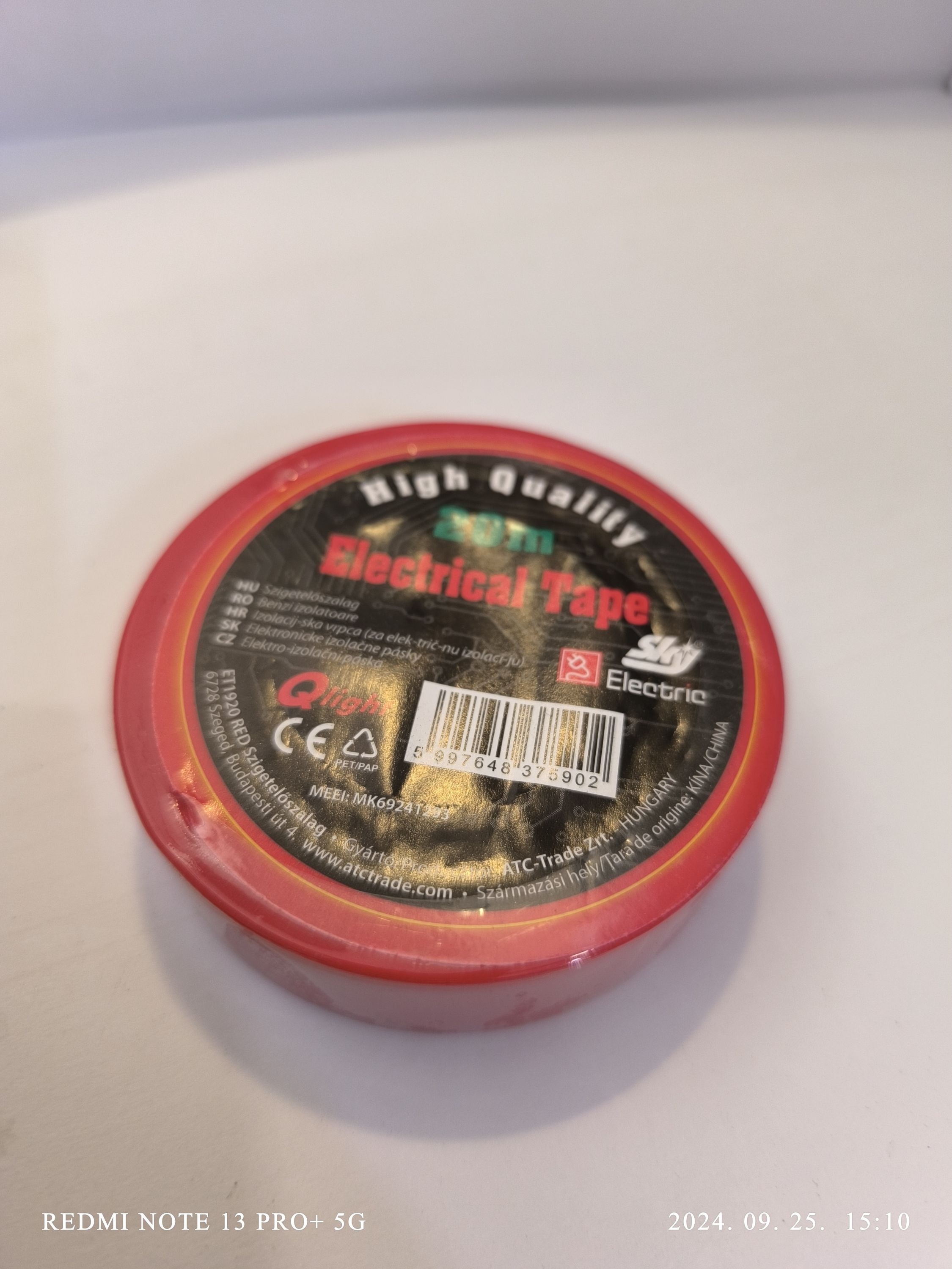 Sky Electrical Tape szigetelőszalag 20m (Piros) termék fő termékképe