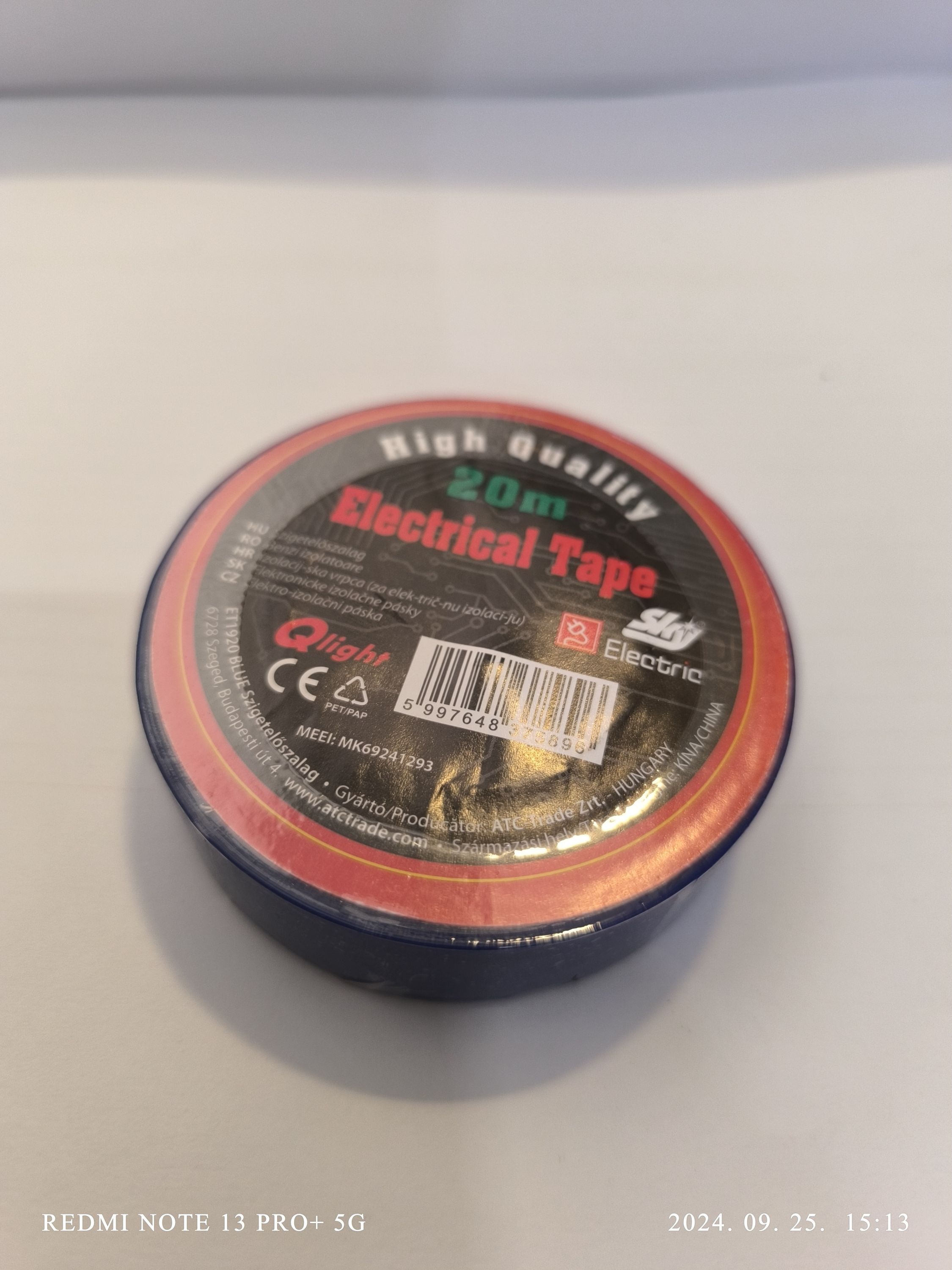 Sky Electrical Tape szigetelőszalag 20m (kék) termék fő termékképe