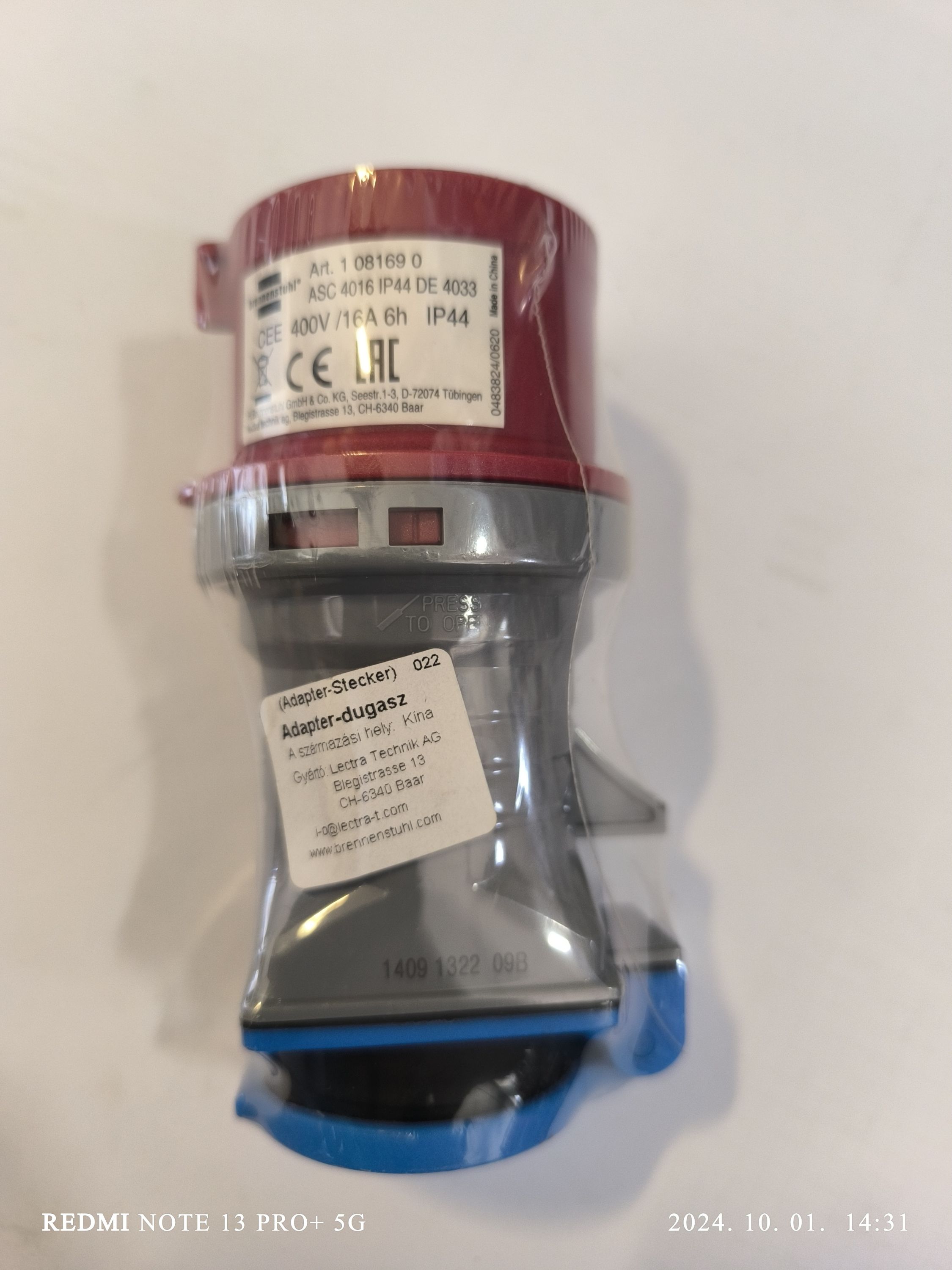 Brennenstuhl  CEE 400V/16A Adapter-dugasz termék fő termékképe