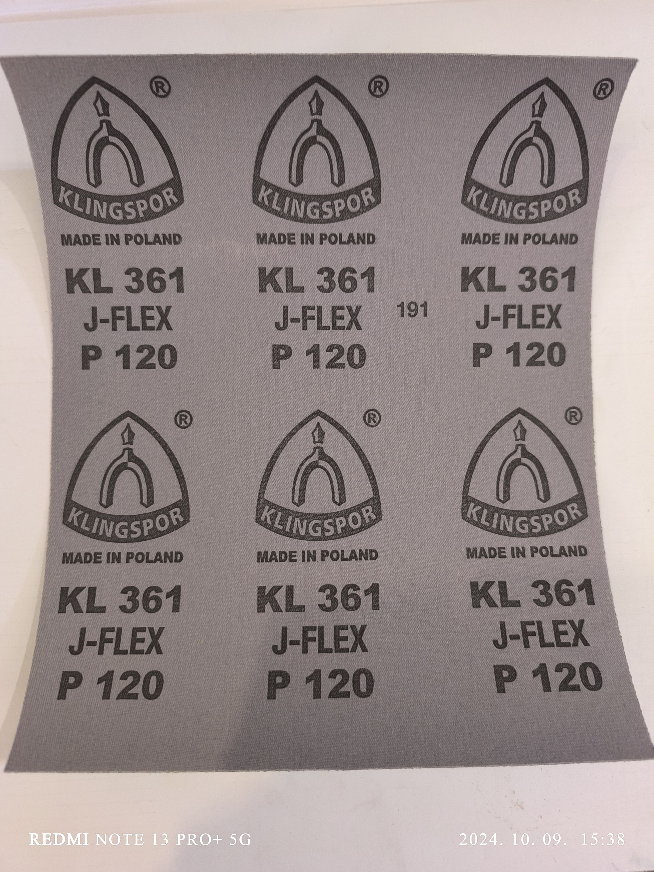 Klingspor csiszolóvászon A4 P120  230x280mm termék fő termékképe