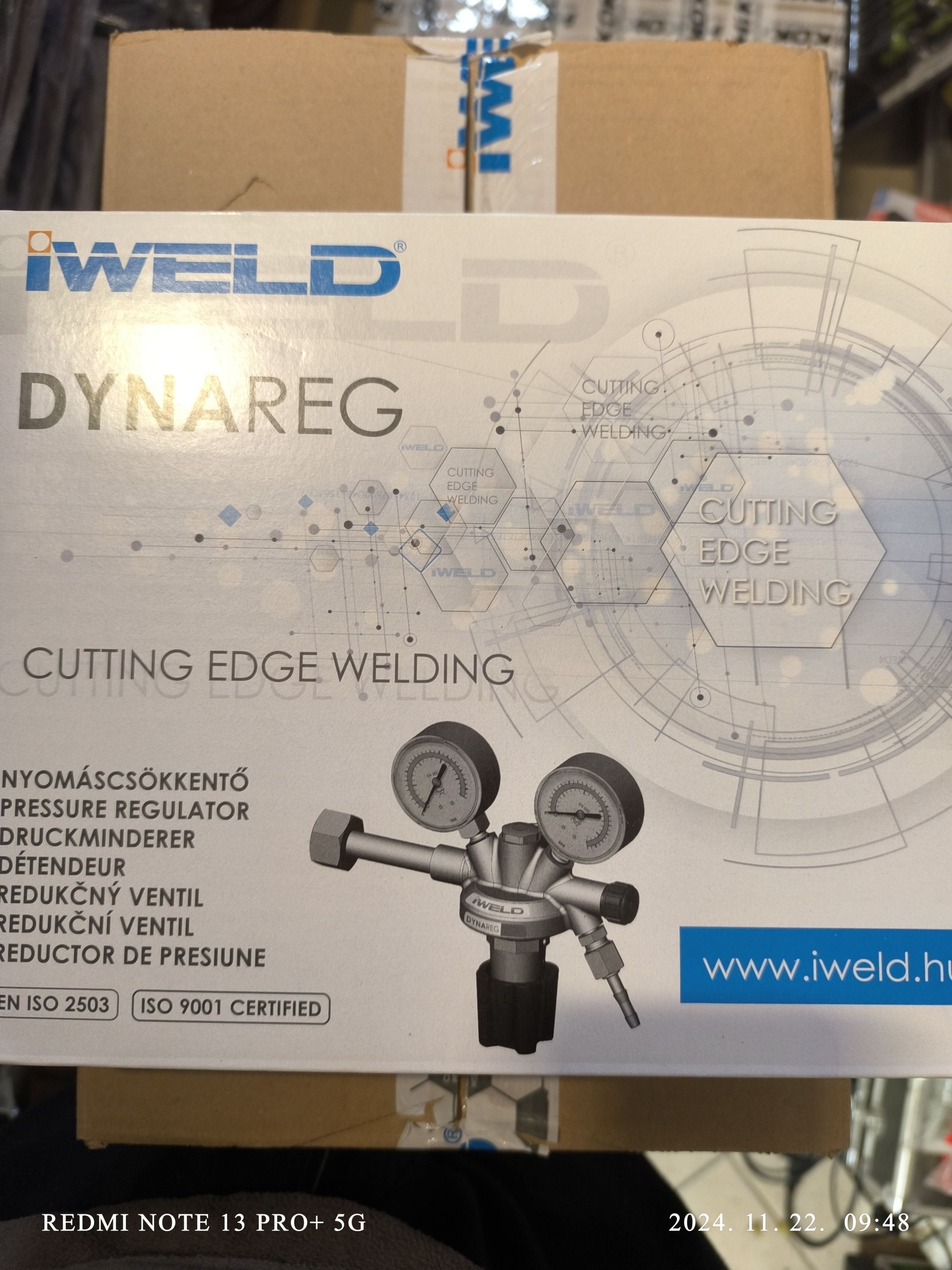 IWELD DYNAREG Nitrogén nyomáscsökkentő 230/50bár termék fő termékképe