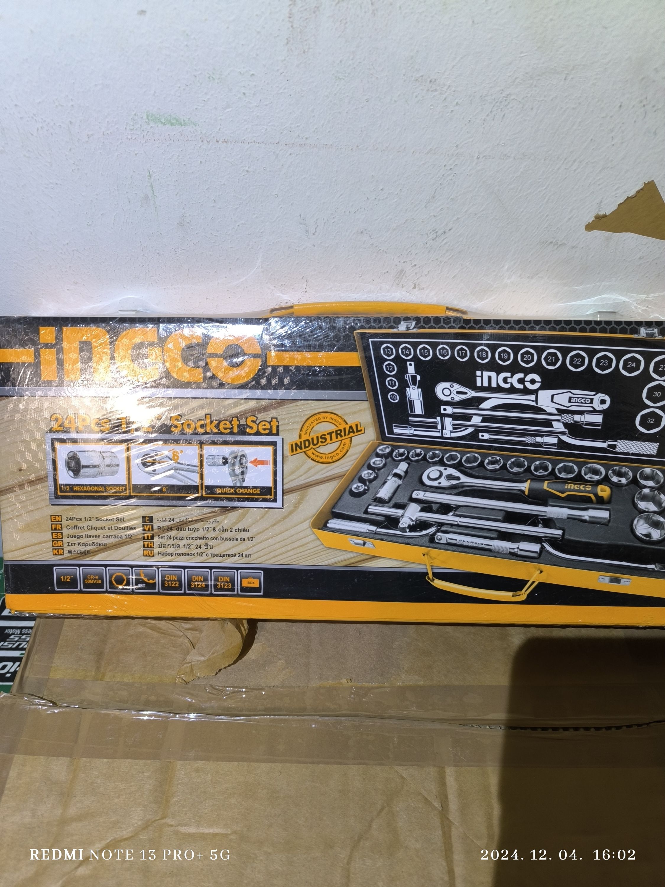 INGCO Dugókulcs készlet 24 részes termék fő termékképe