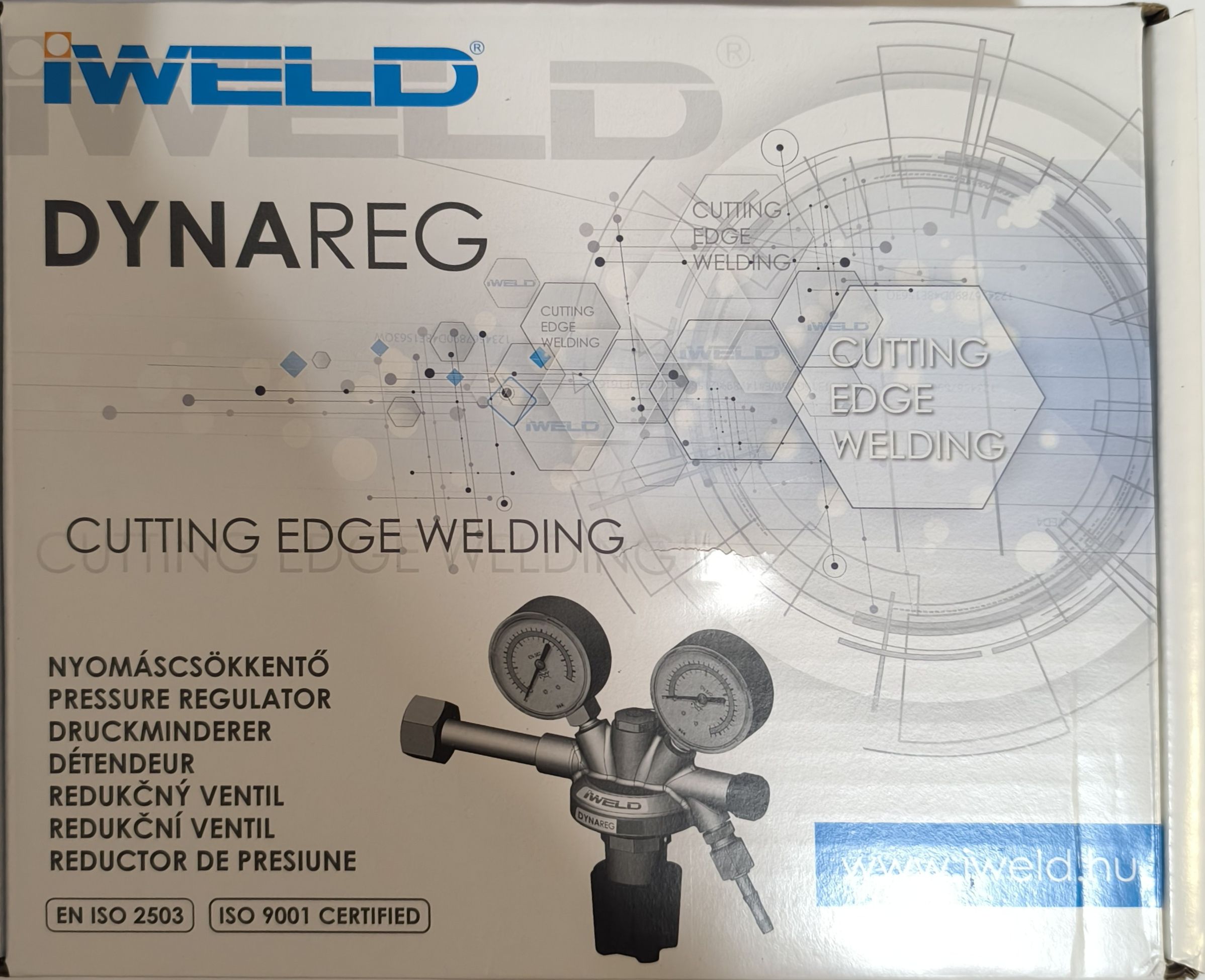 IWELD DYNAREG Argon nyomáscsökkentő 230/22l/min (H) termék fő termékképe
