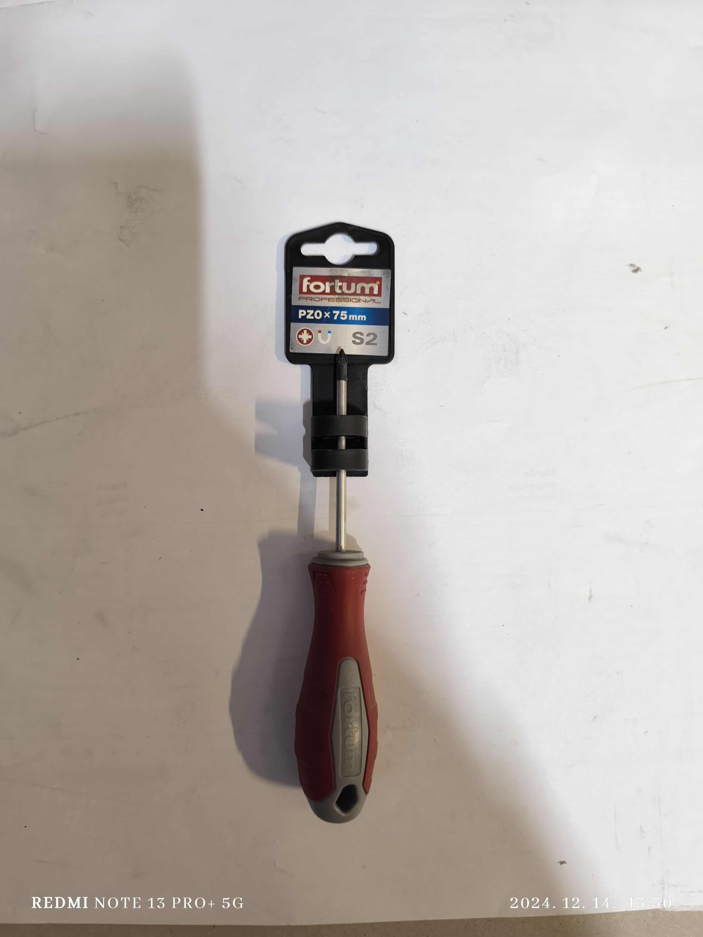 FORTUM Csavarhúzó PZ0x75mm mágneses termék fő termékképe