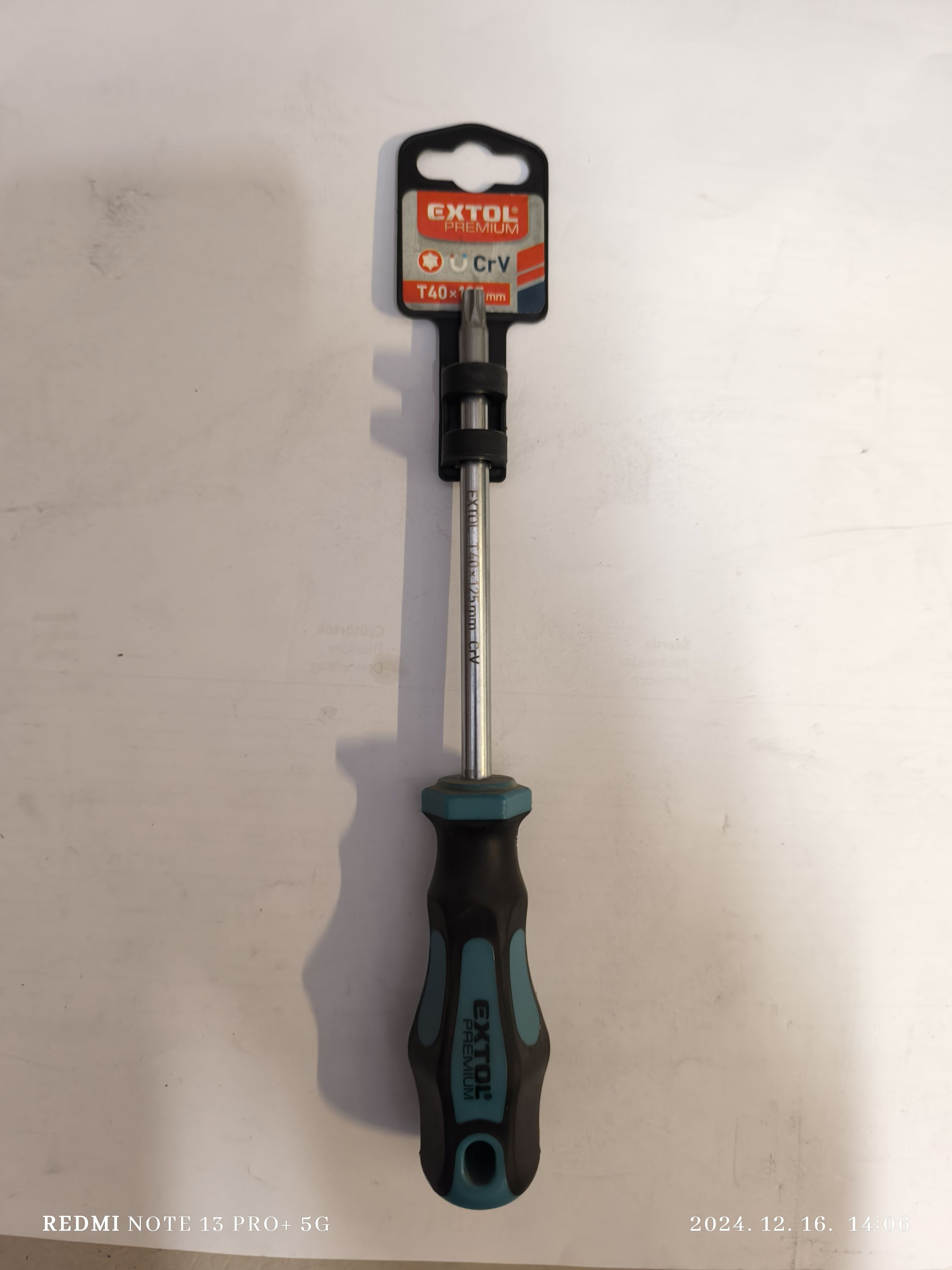 EXTOL PREMIUM Csavarhúzó TORX T-40x125mm termék fő termékképe