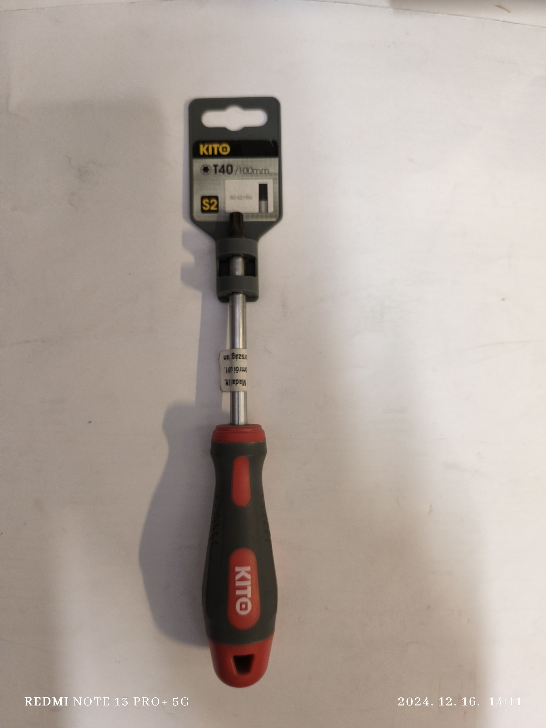 KITO Csavarhúzó TORX T-40x100mm termék fő termékképe