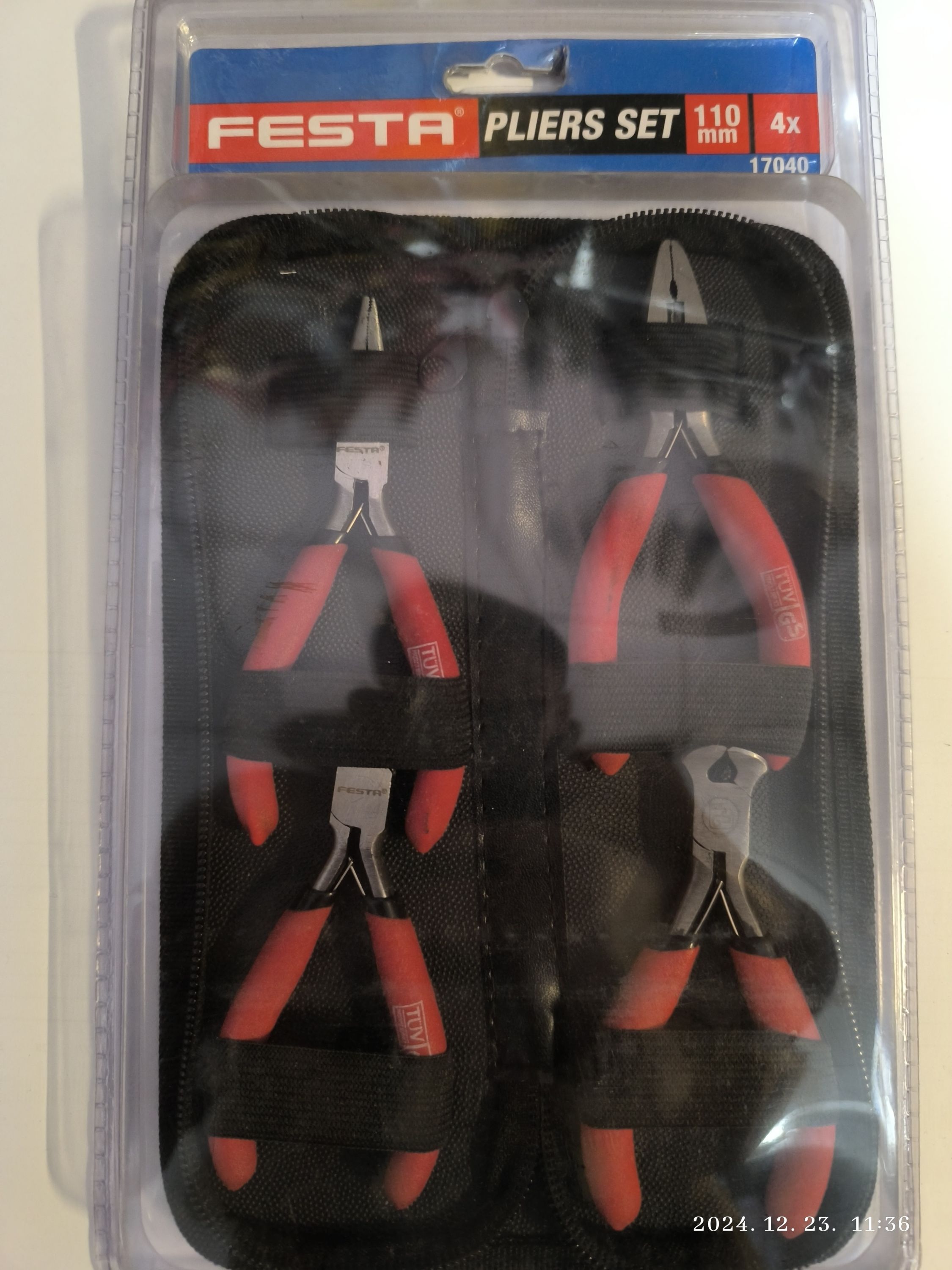 FESTA Mini fogó készlet 110mm termék fő termékképe