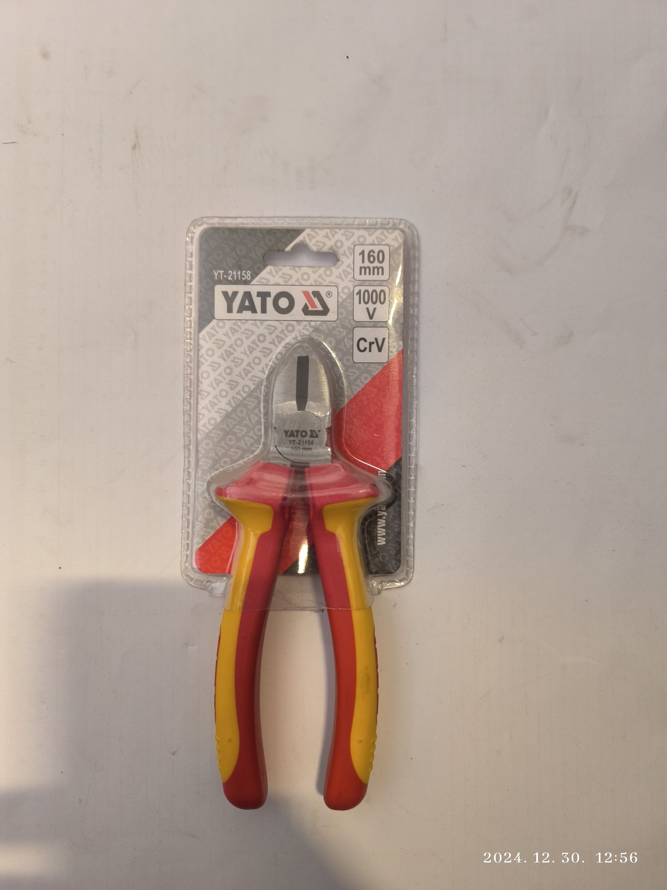 YATO Oldal csípőfogó 160mm szigetelt termék fő termékképe