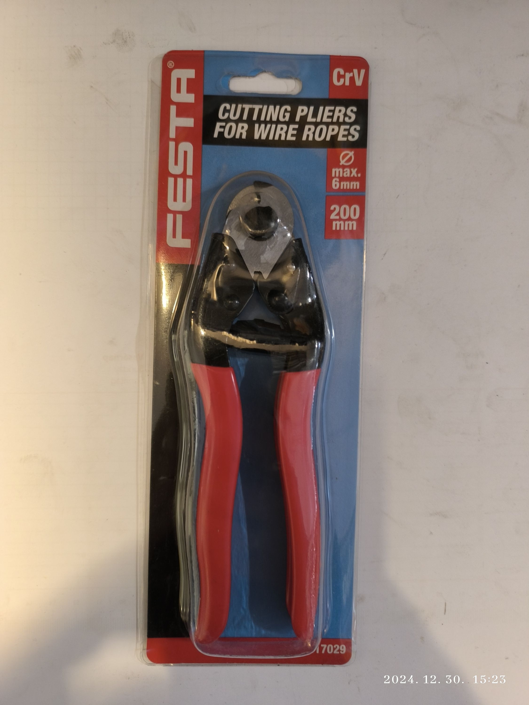 FESTA Harapófogó fémhuzalra 200mm max 6mm termék fő termékképe