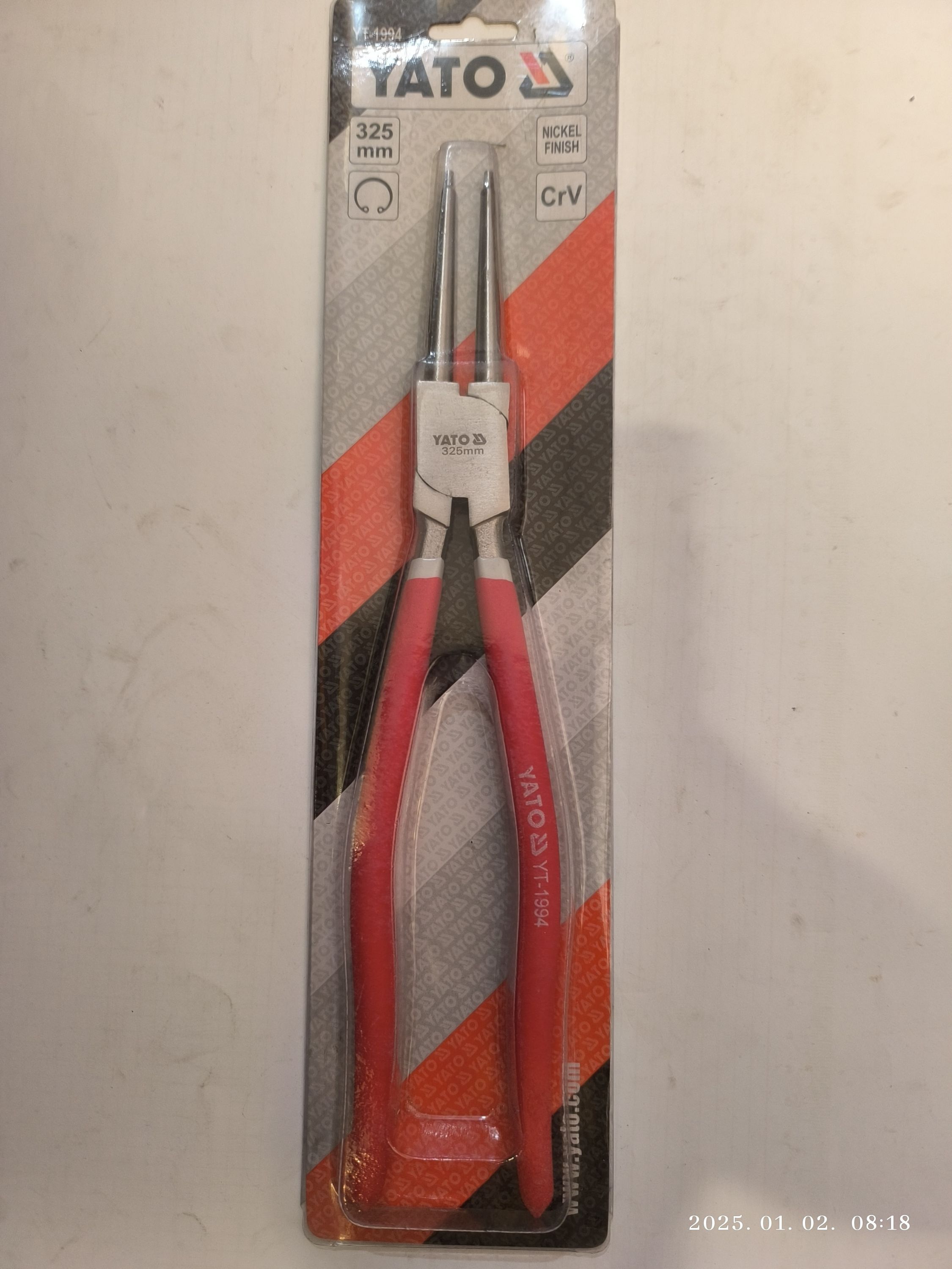 YATO Segerfogó belső, egyenes 325mm termék fő termékképe