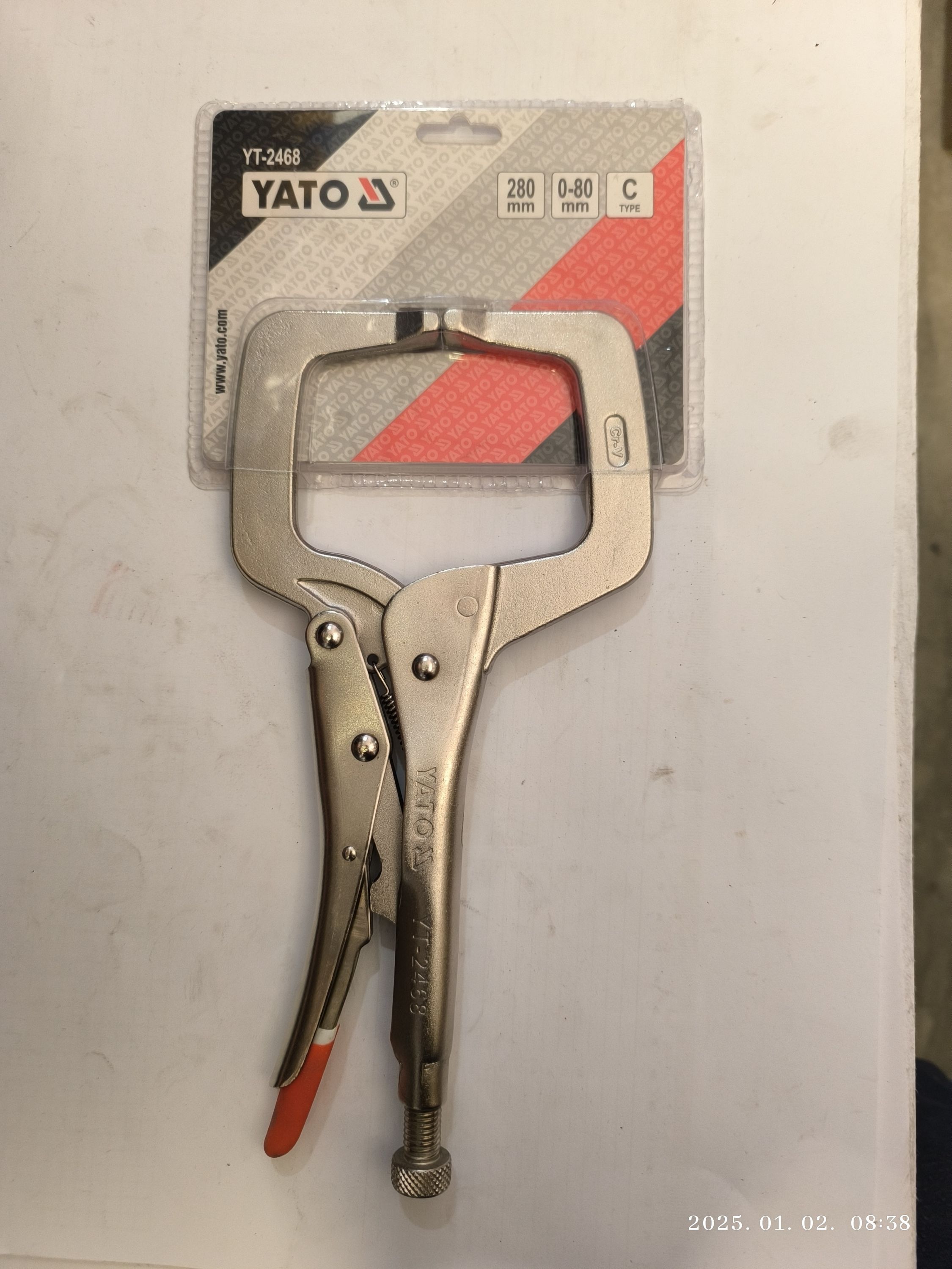 YATO C fogó 282mm, 0-80mm termék fő termékképe