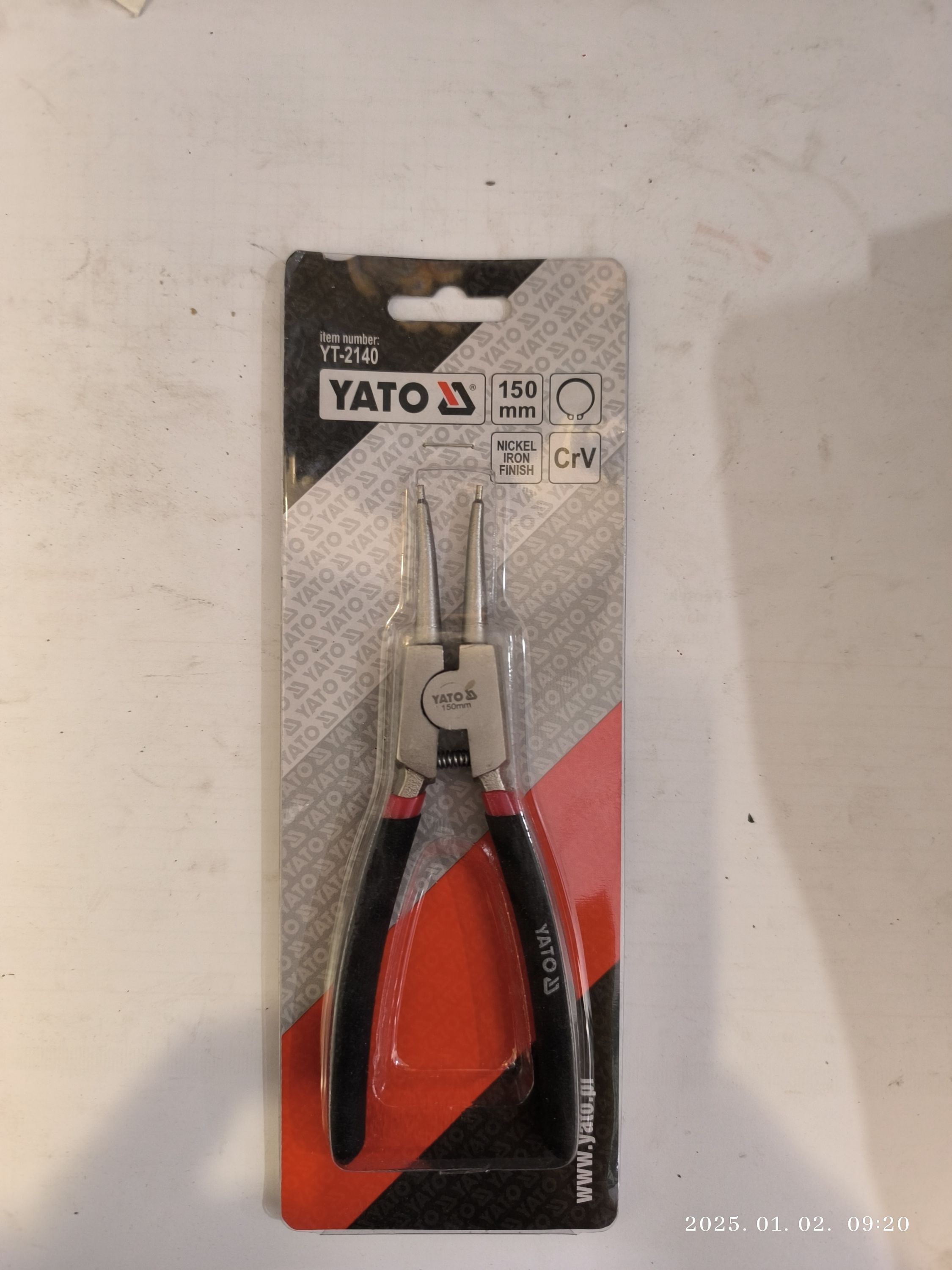 YATO Segerfogó külső, egyenes termék fő termékképe