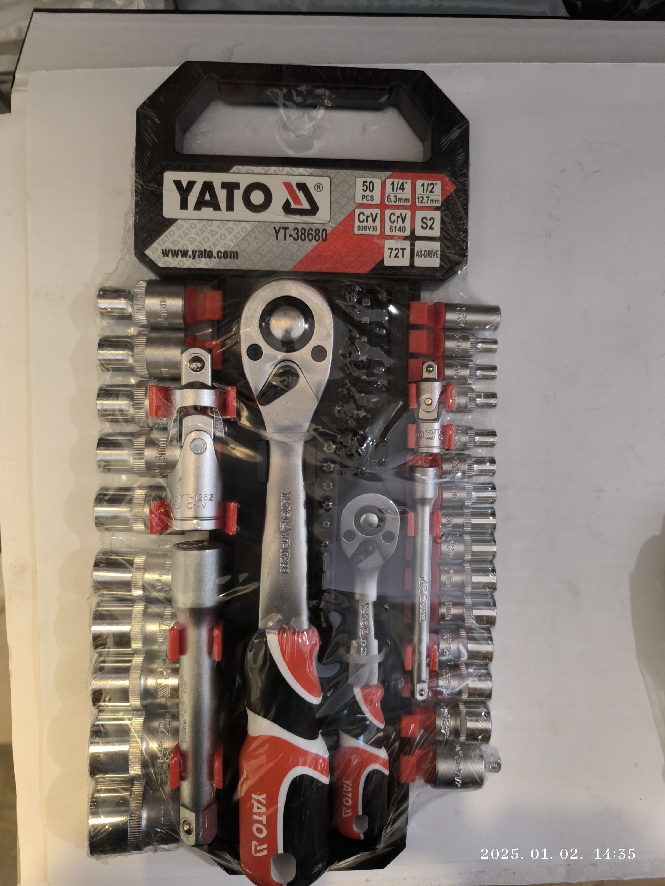 YATO Dugókulcs készlet 51 részes termék fő termékképe
