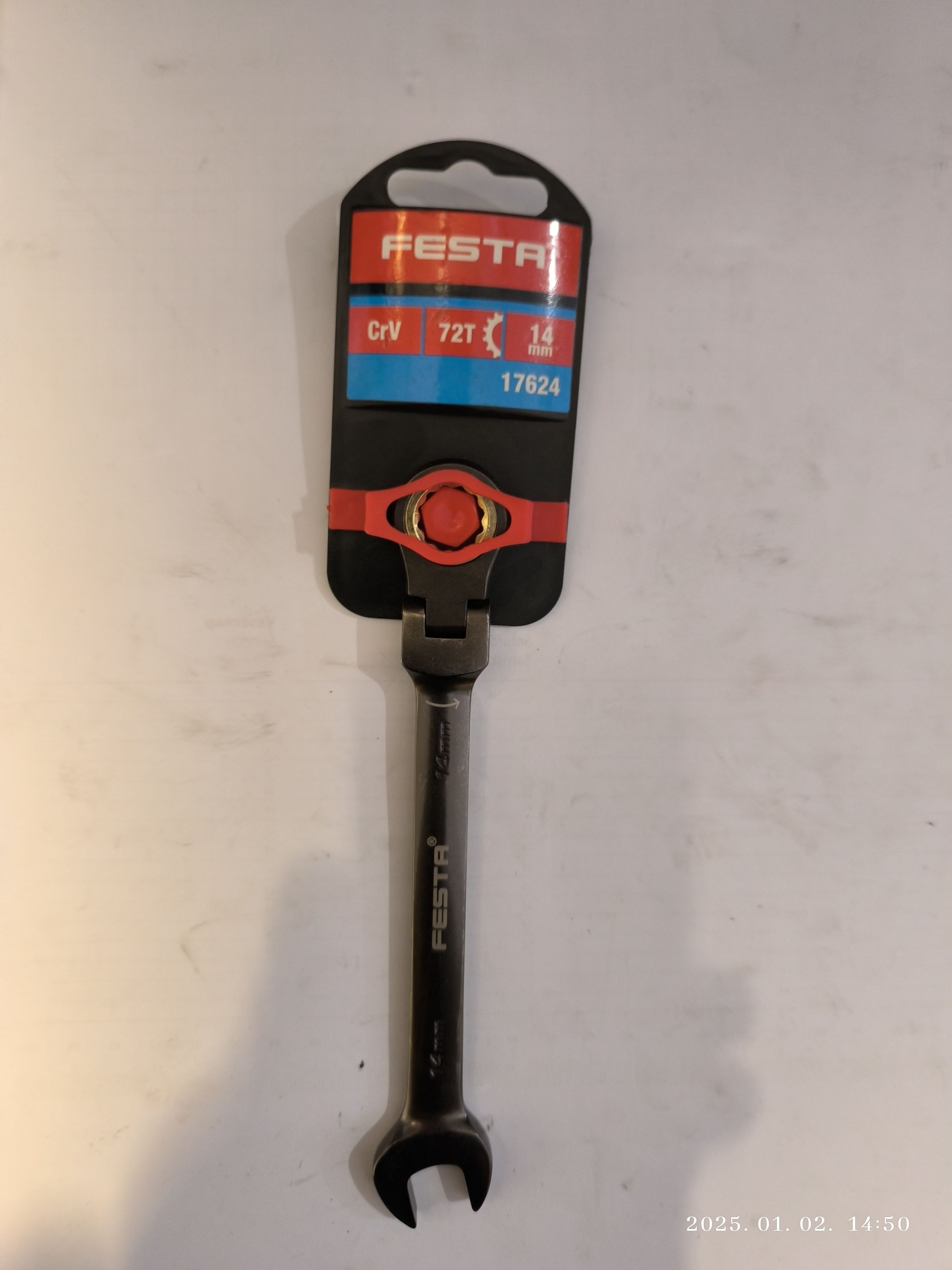 FESTA Racsnis csuklós csillag-villás kulcs 14mm termék fő termékképe