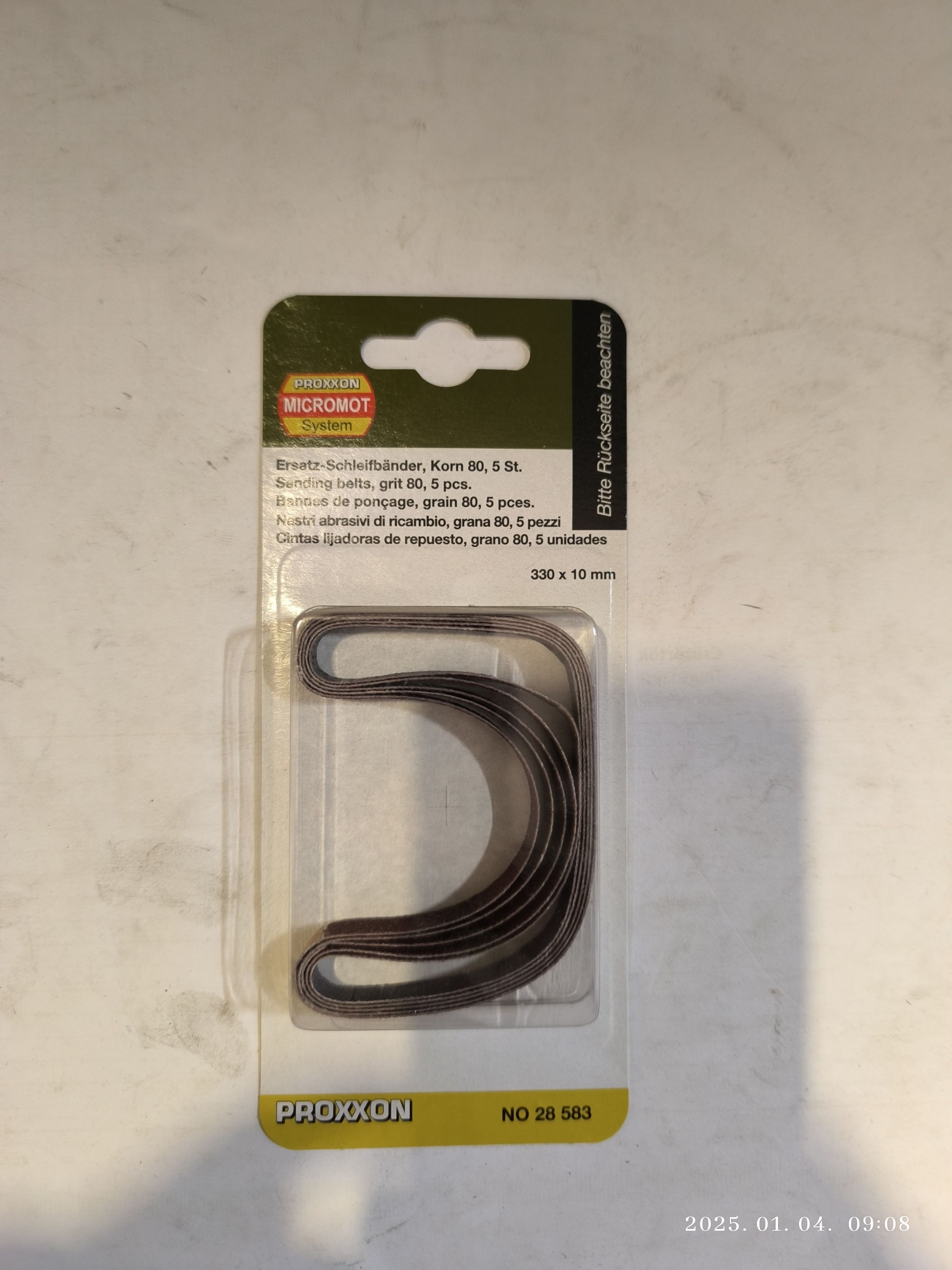 PROXXON INDUSTRIAL PROXXON Csiszoló szalag BS12/E 330X10mm termék fő termékképe