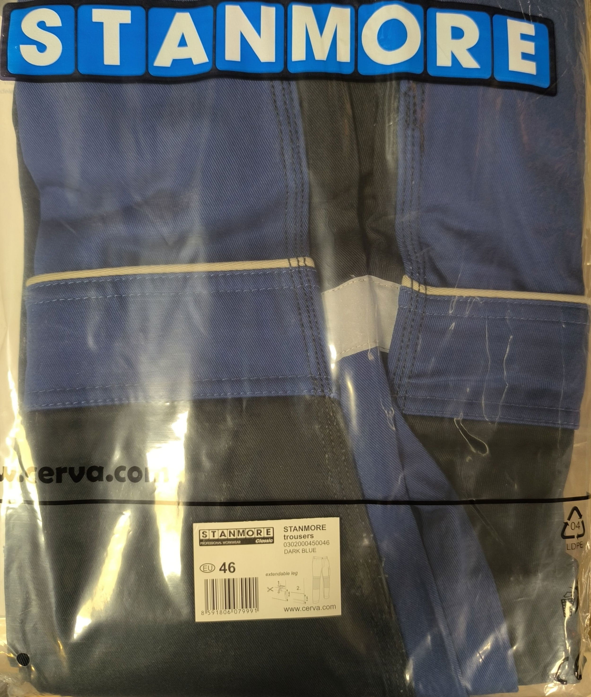 STANMORE Derekas nadrág sötétkék 46 termék fő termékképe