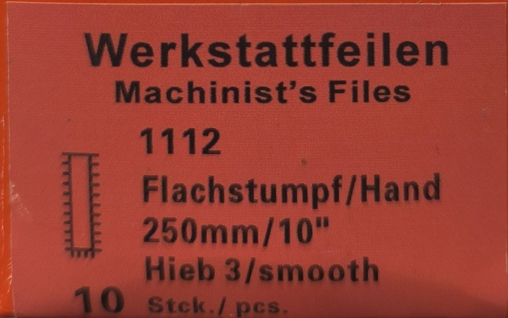 ADLER FEILEN Lapos tompavégű reszelő 1112 250 H 3 termék fő termékképe