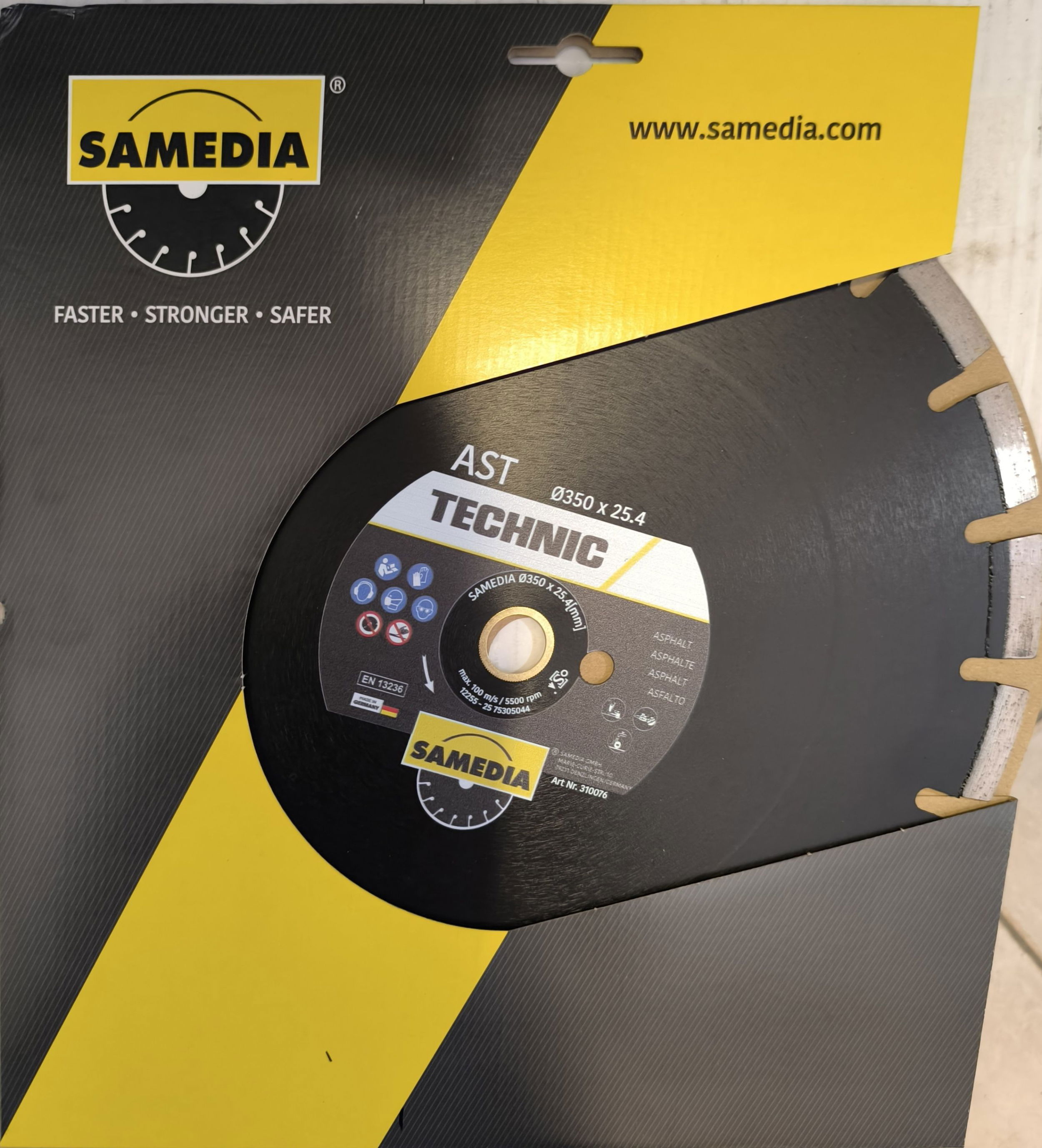 SAMEDIA AST Vágótárcsa D:350 termék fő termékképe