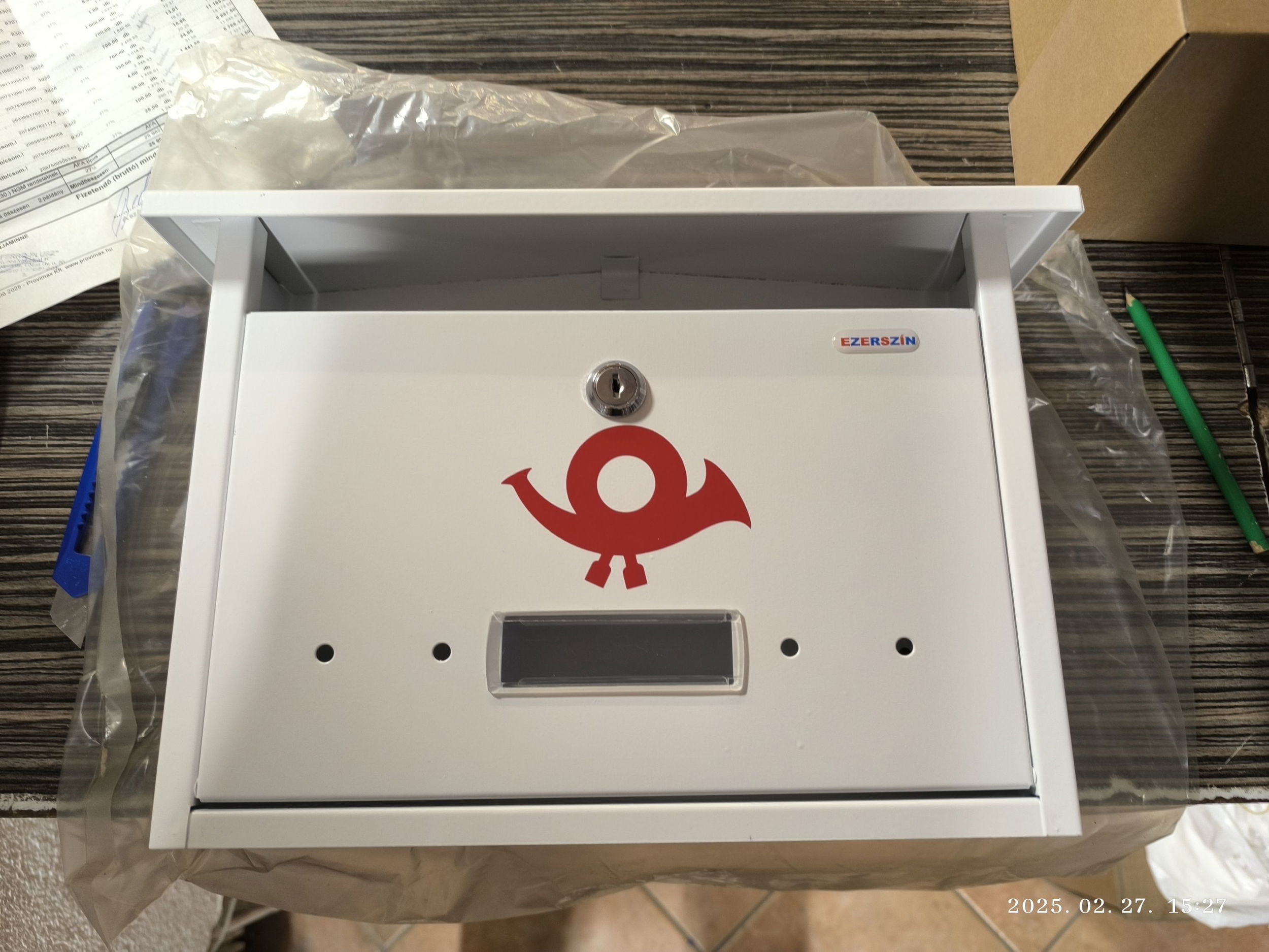 Postaláda Alpesi fehér 310x230 1-es típus termék fő termékképe